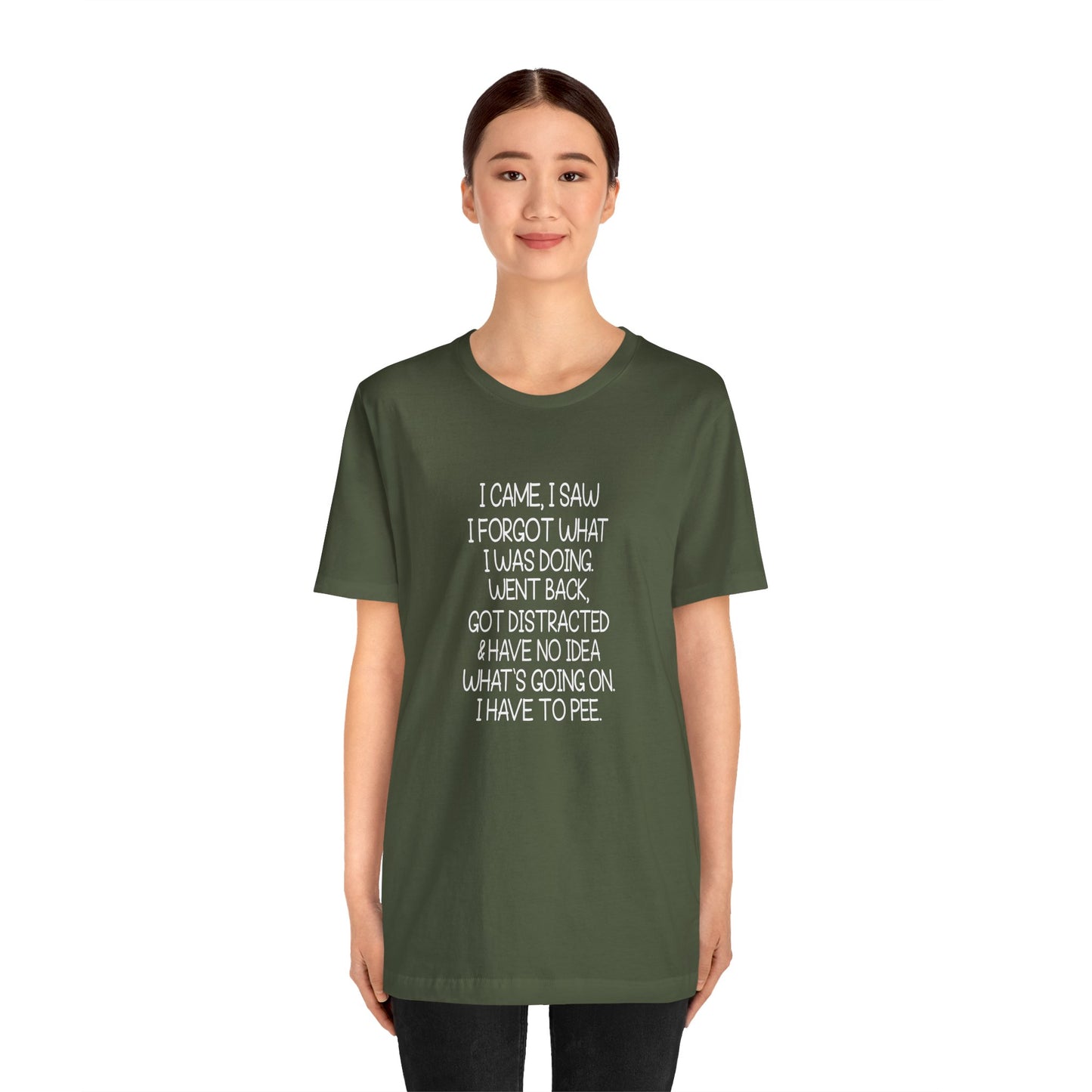 T-Shirt I Came I Saw I Forgot ADHD T-Shirt – Funny Distracted Shirt