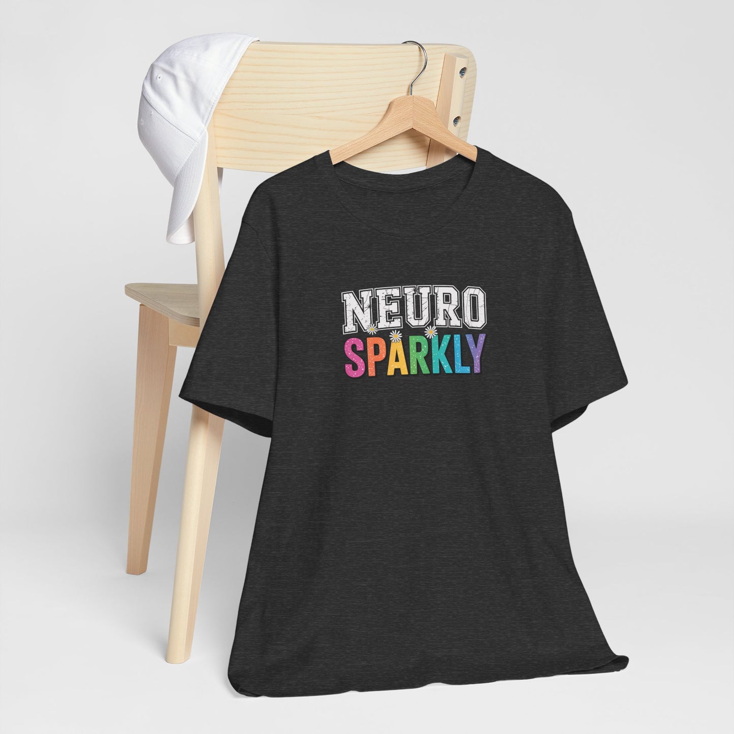 T-Shirt NEURO SPARKLY – Colorful ADHD T Shirt for Women & Young Adults