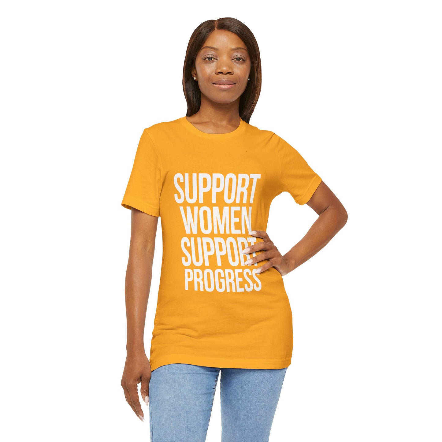 Support Women, Support Progress – Women’s Empowerment Graphic