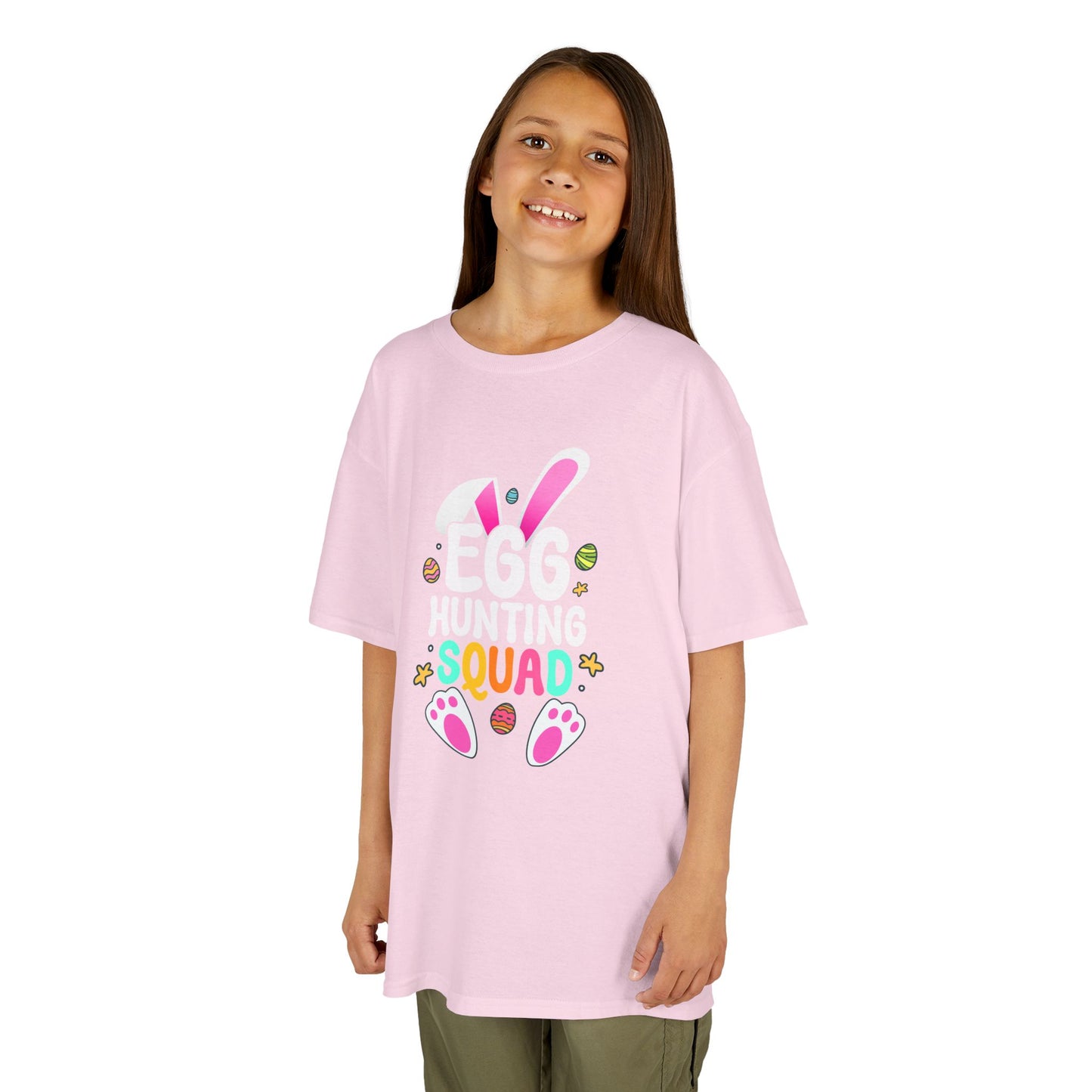 Egg Hunting Squad Kids Tee | Matching Easter Shirt for Families