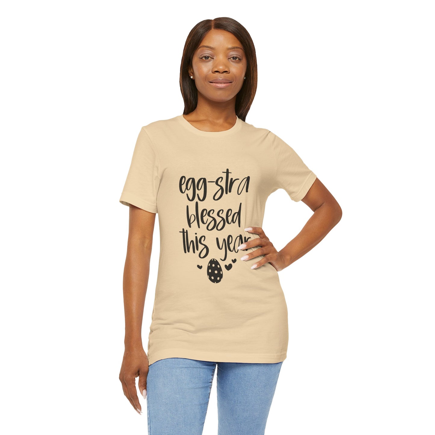 Faith-Based Easter Shirt – Eggstra Blessed This Year Tee