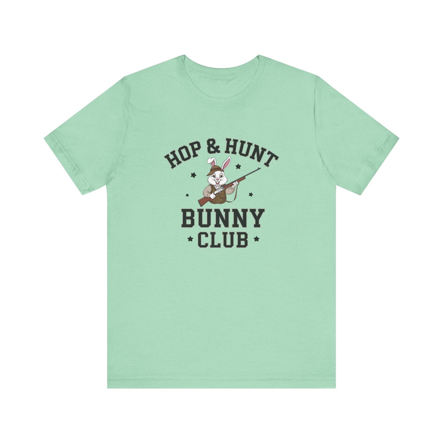 Heather Mint Easter Brunch Shirt – Hop & Hunt Bunny Club Funny & Trendy Tee
