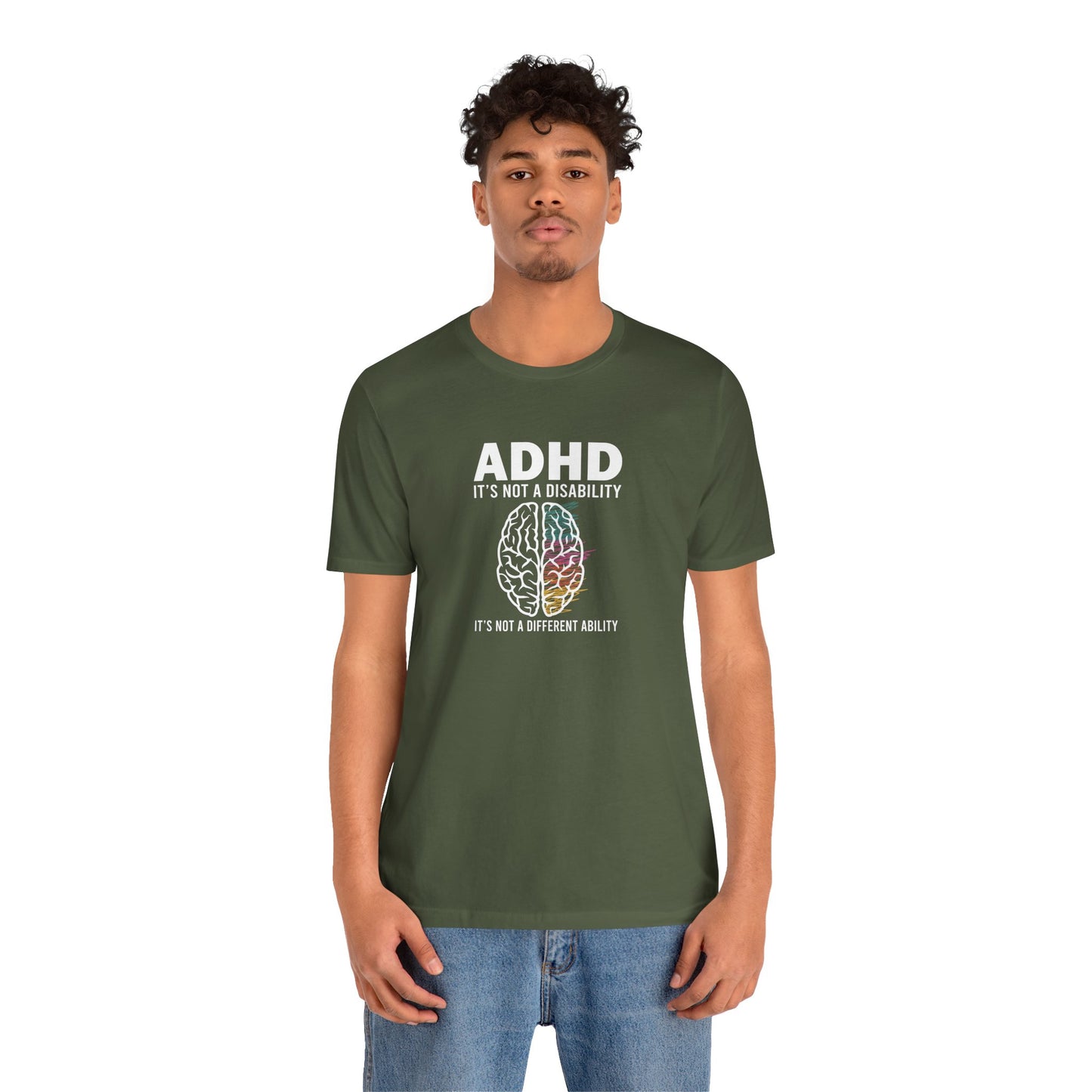T-Shirt ADHD IT'S NOT A DISABILITY – Conceptual ADHD T-Shirt for Adults