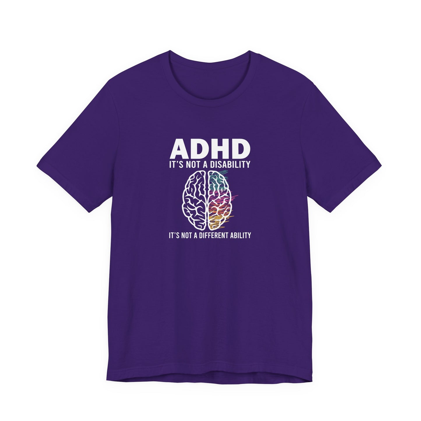T-Shirt ADHD IT'S NOT A DISABILITY – Conceptual ADHD T-Shirt for Adults