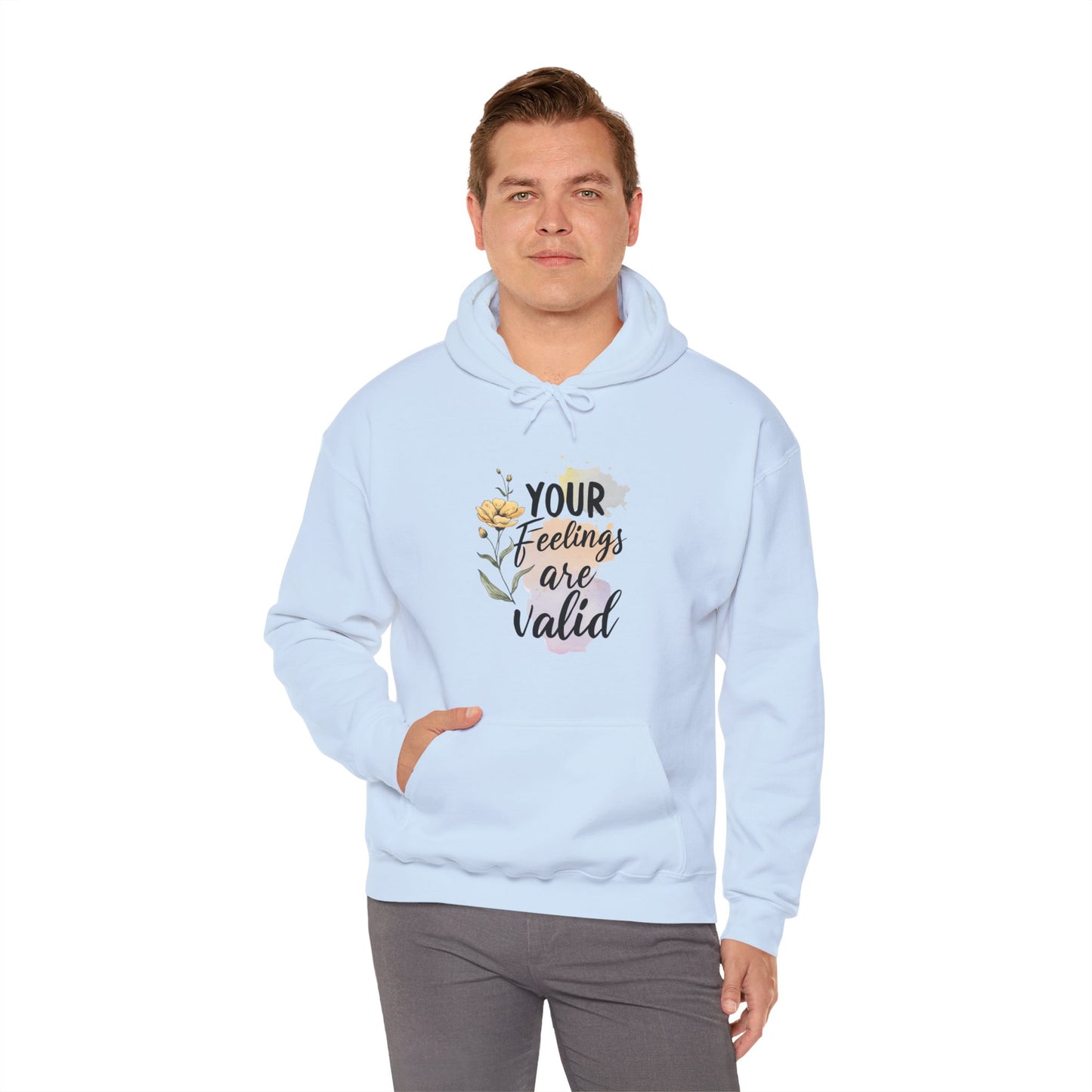 Your Feelings Are Valid – Suicide Awareness Hoodie for Women