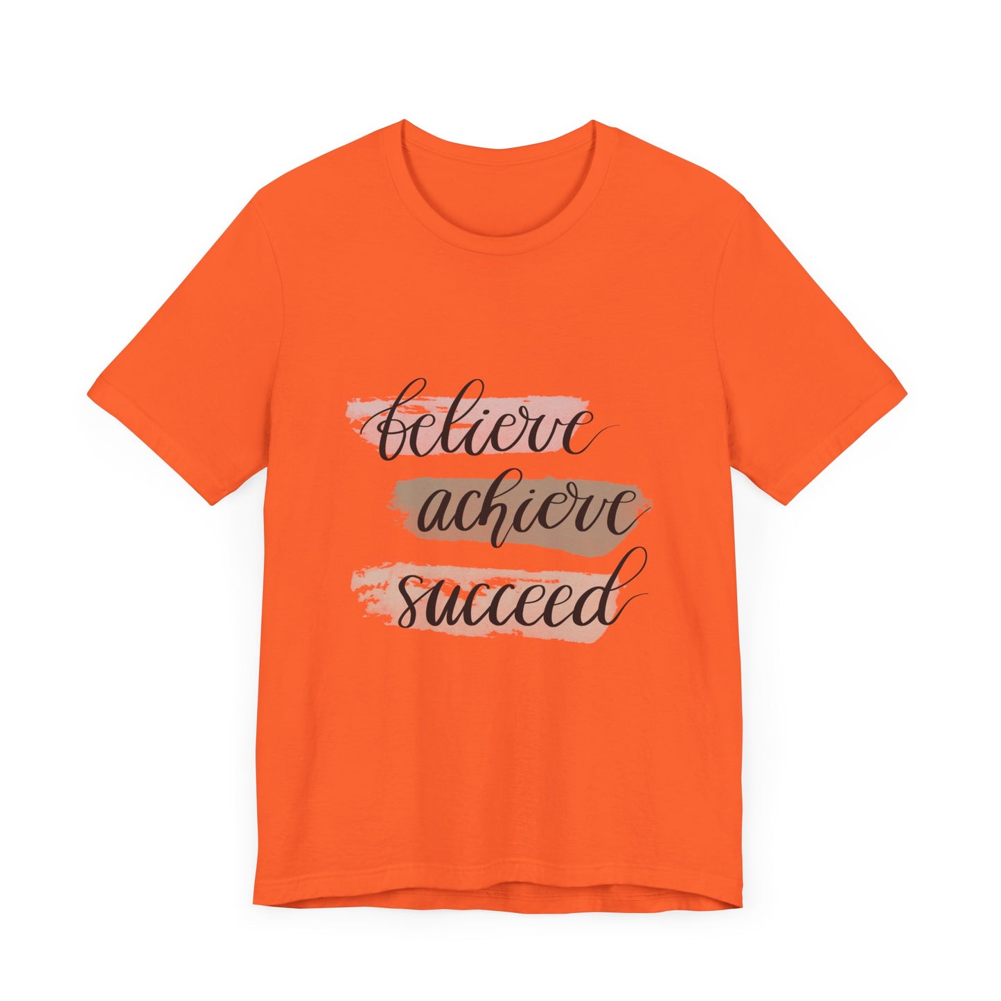 Inspirational T Shirts – Believe Achieve Succeed Tee for Women