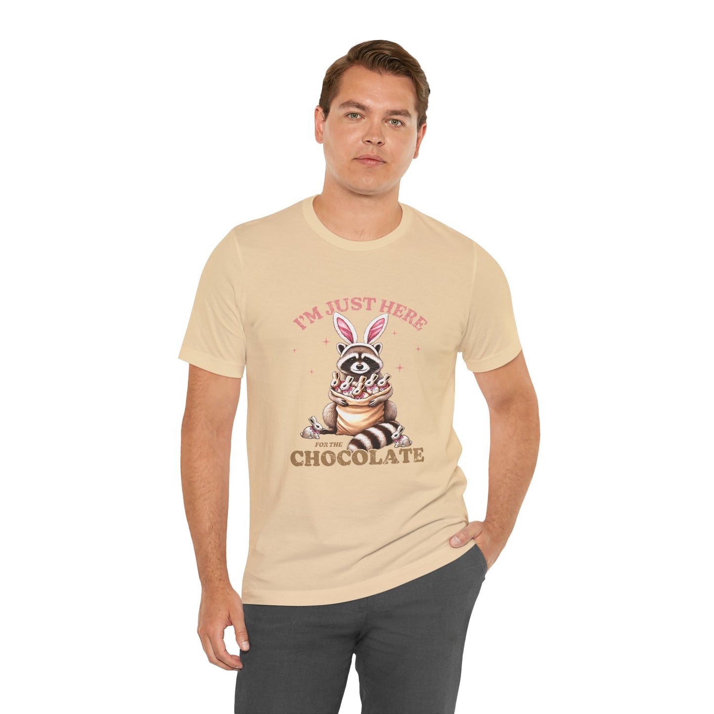 Funny Easter Shirt – I'm Just Here for the Chocolate Tee