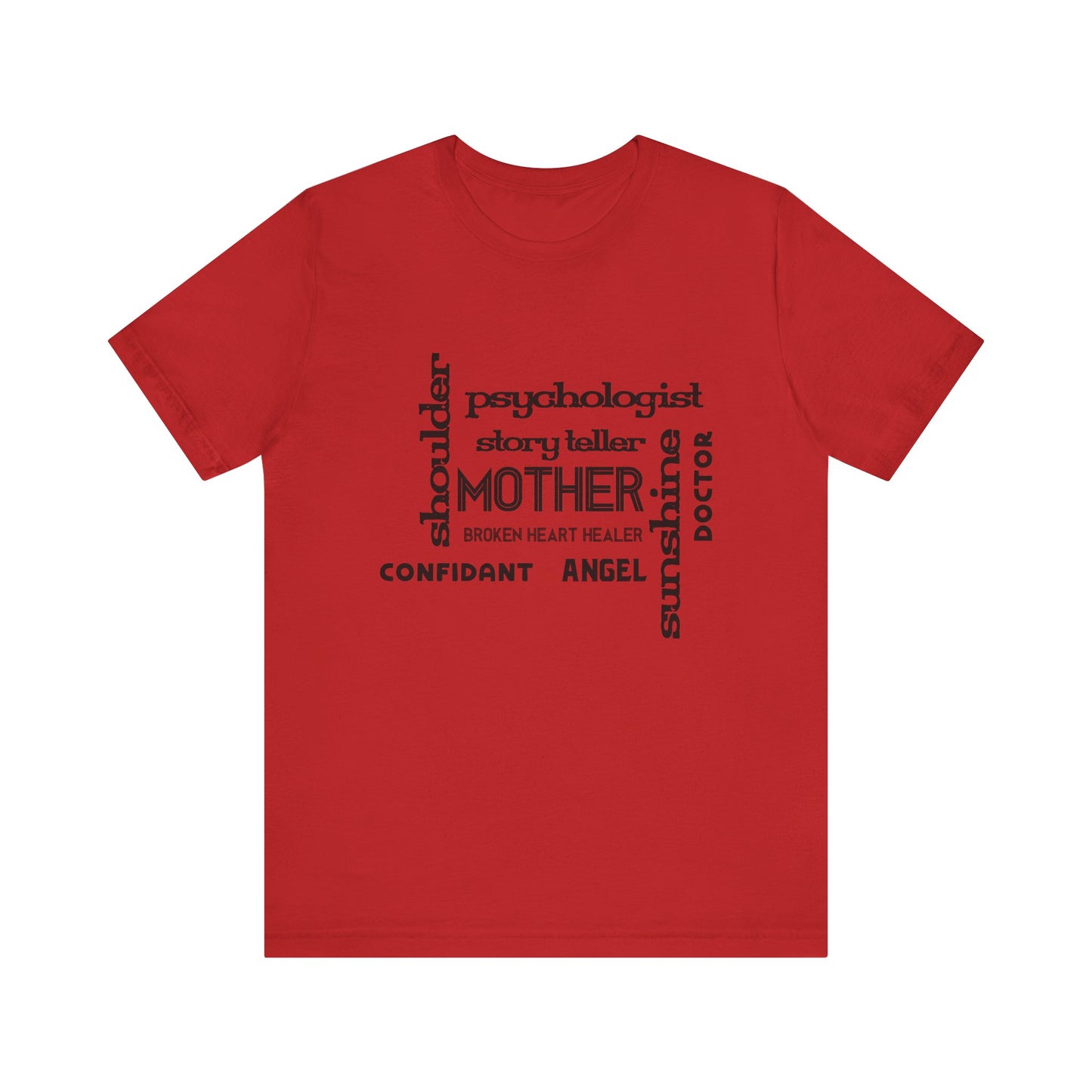 Red Inspirational Mother’s Day Shirt – Deep Words of Gratitude