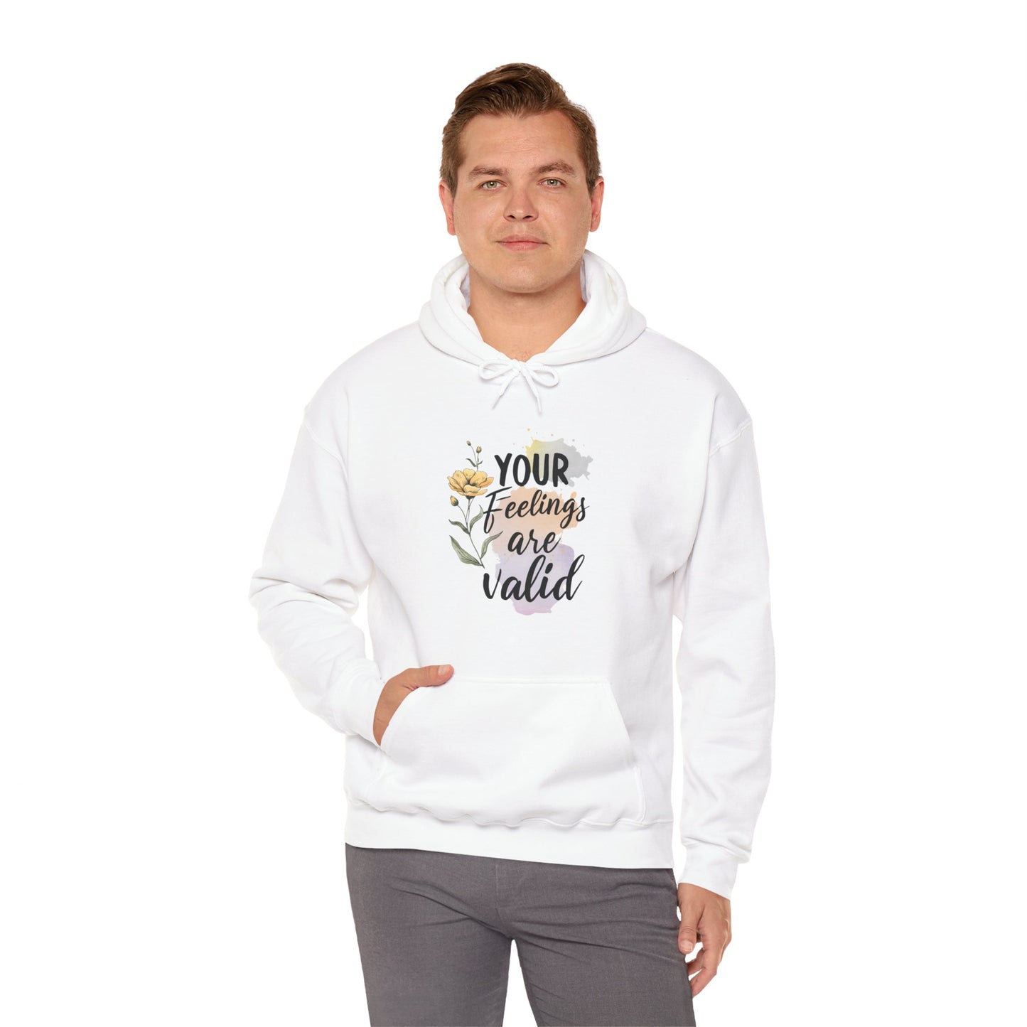 Your Feelings Are Valid – Suicide Awareness Hoodie for Women