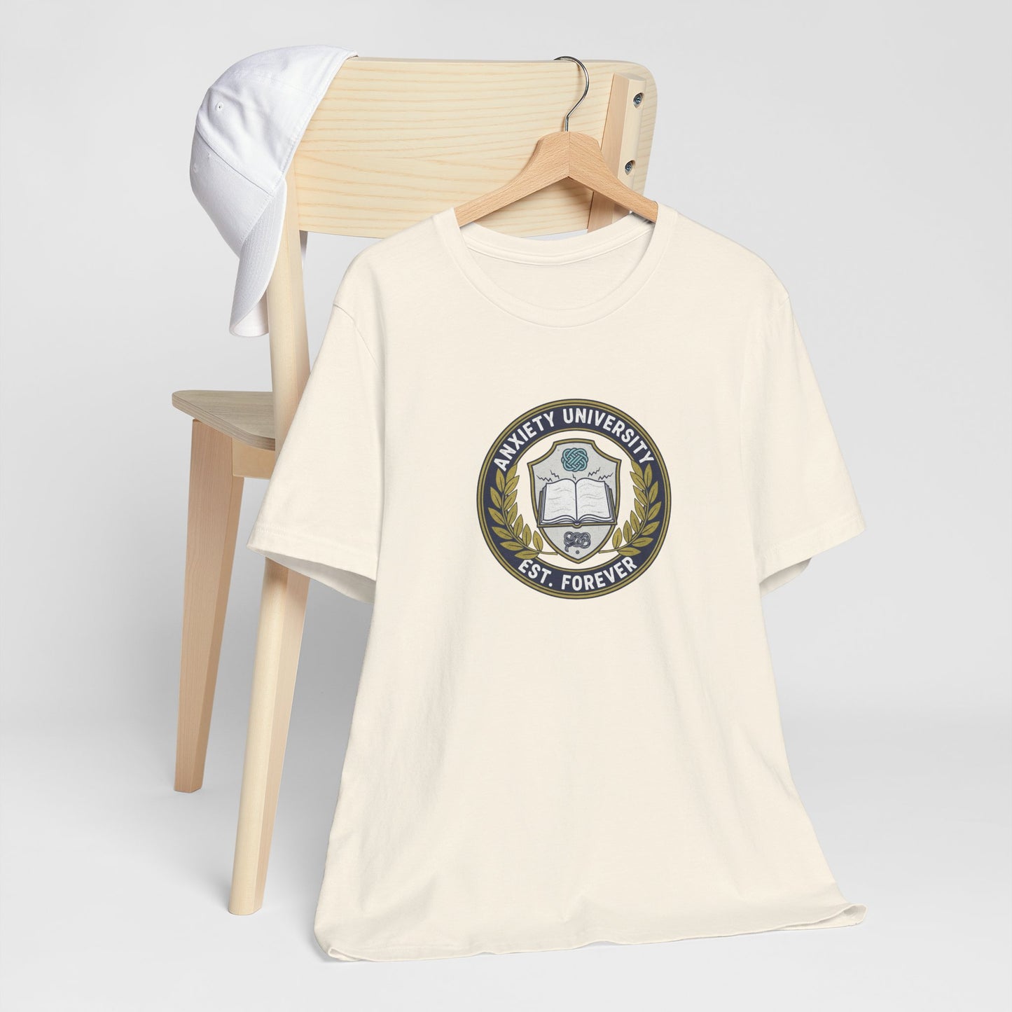 T-Shirt ANXIETY UNIVERSITY Shirt – Funny Collegiate Graphic Tee