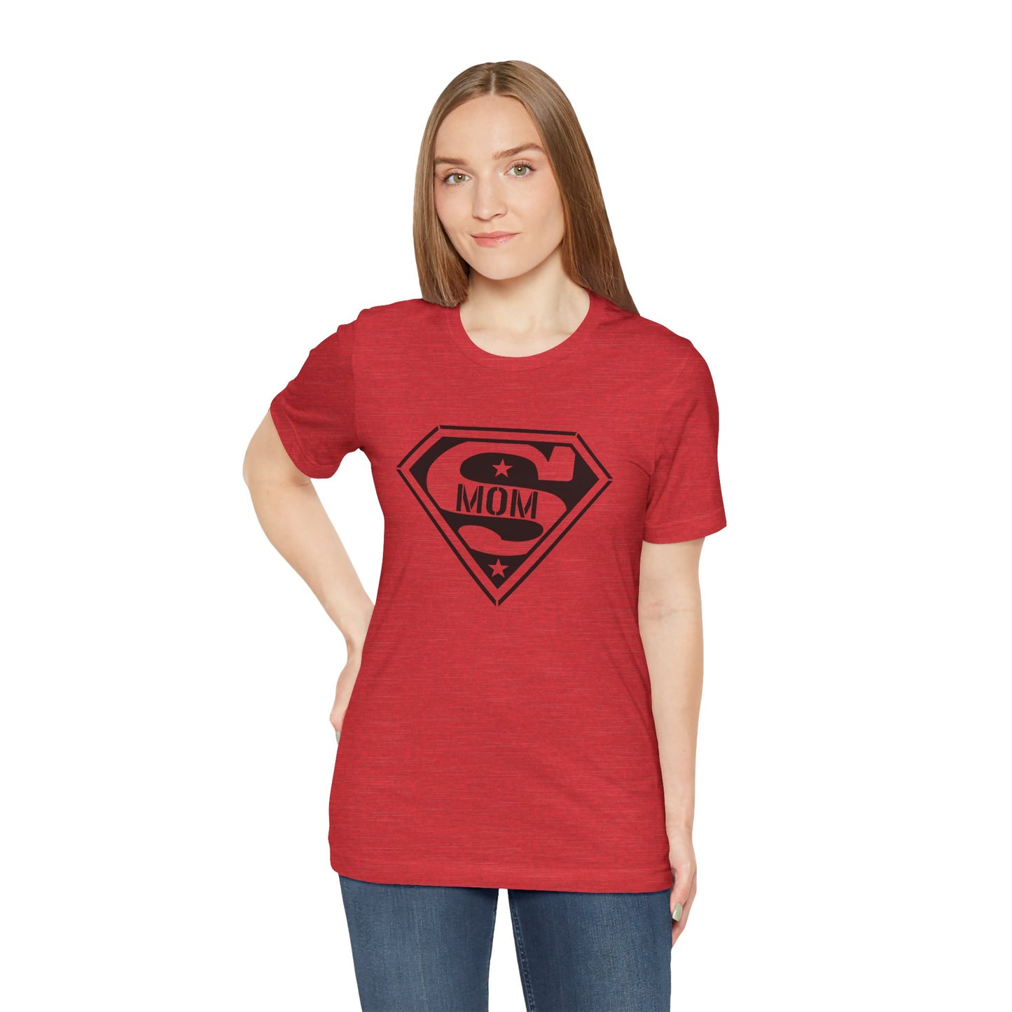T-Shirt Motivational Shirts – Super Mom T-Shirt for Strong Women