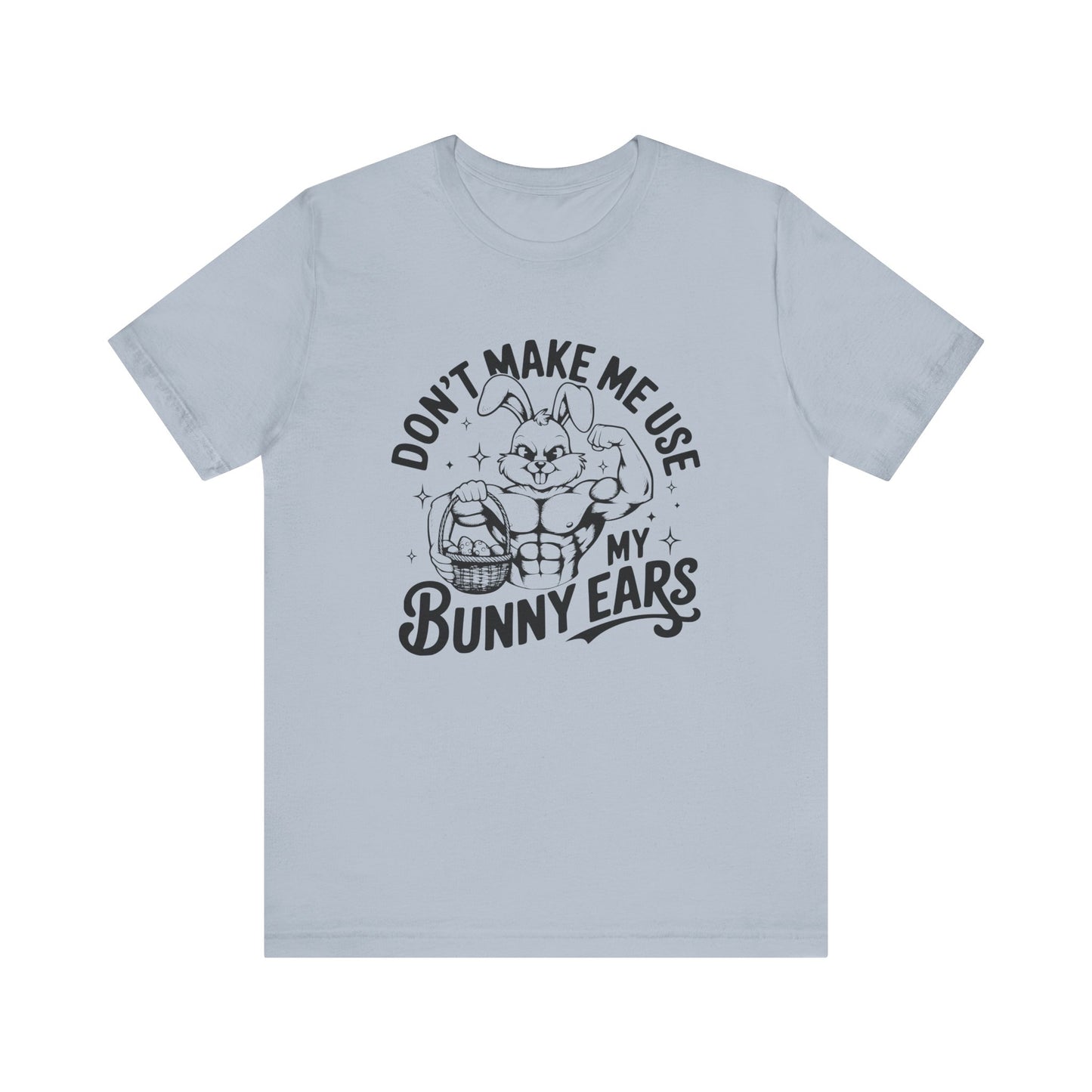 Light Blue Easter Fitness Shirt – Bunny Gains No Days Off Unisex Tee