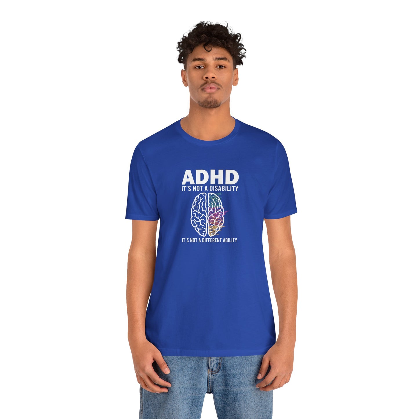 T-Shirt ADHD IT'S NOT A DISABILITY – Conceptual ADHD T-Shirt for Adults