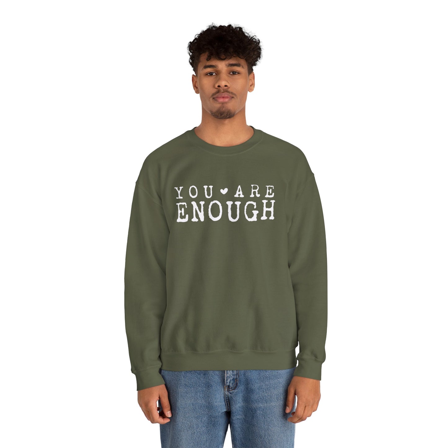 You Are Enough – Mental Health Sweatshirt for Women