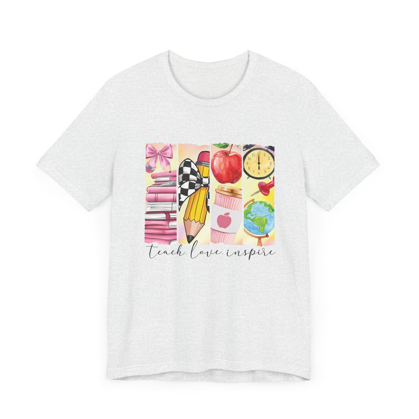 Teach Love Inspire – Teacher Shirt with Meaningful Message