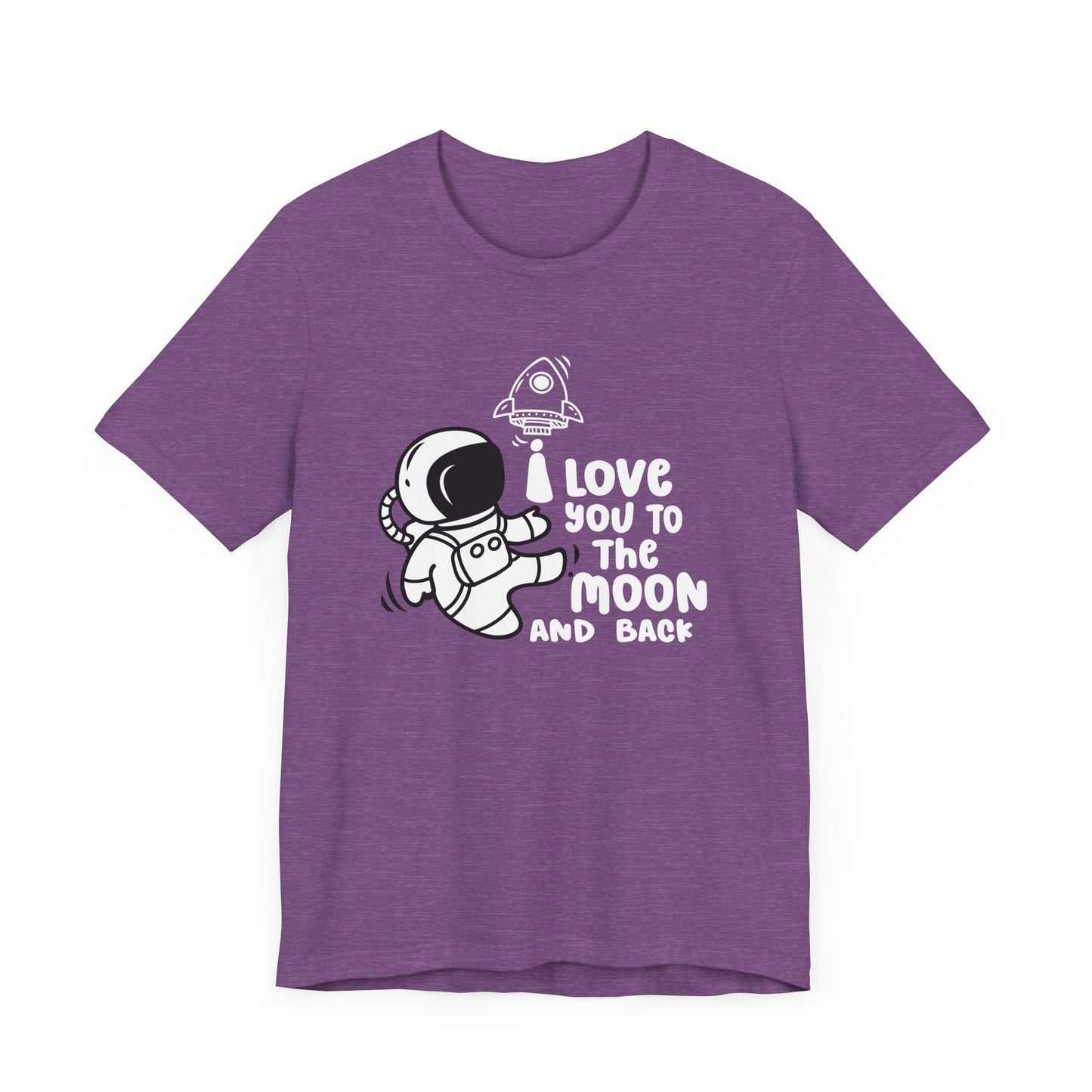 Romantic Message Tee – I Love You to the Moon and Back Shirt