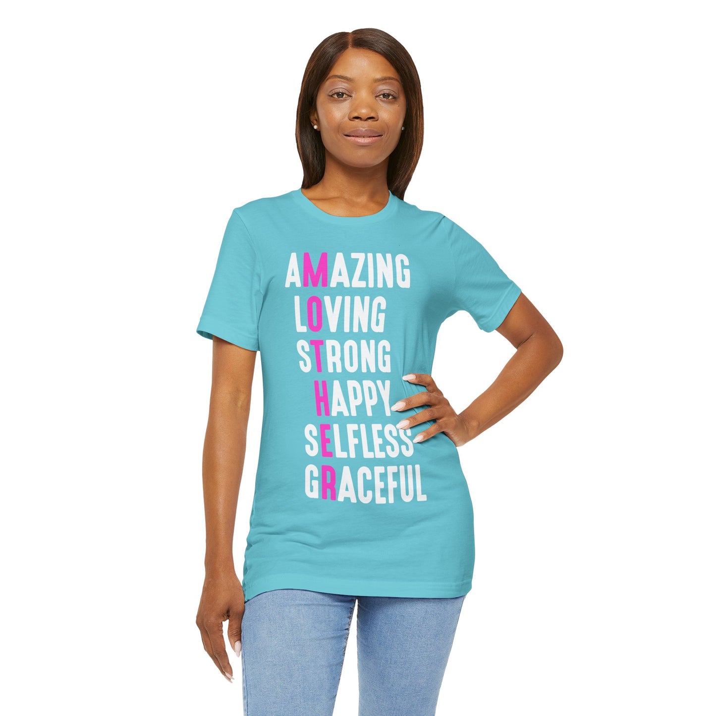 Empowering Mom Shirt – Amazing, Strong, Graceful & Loving