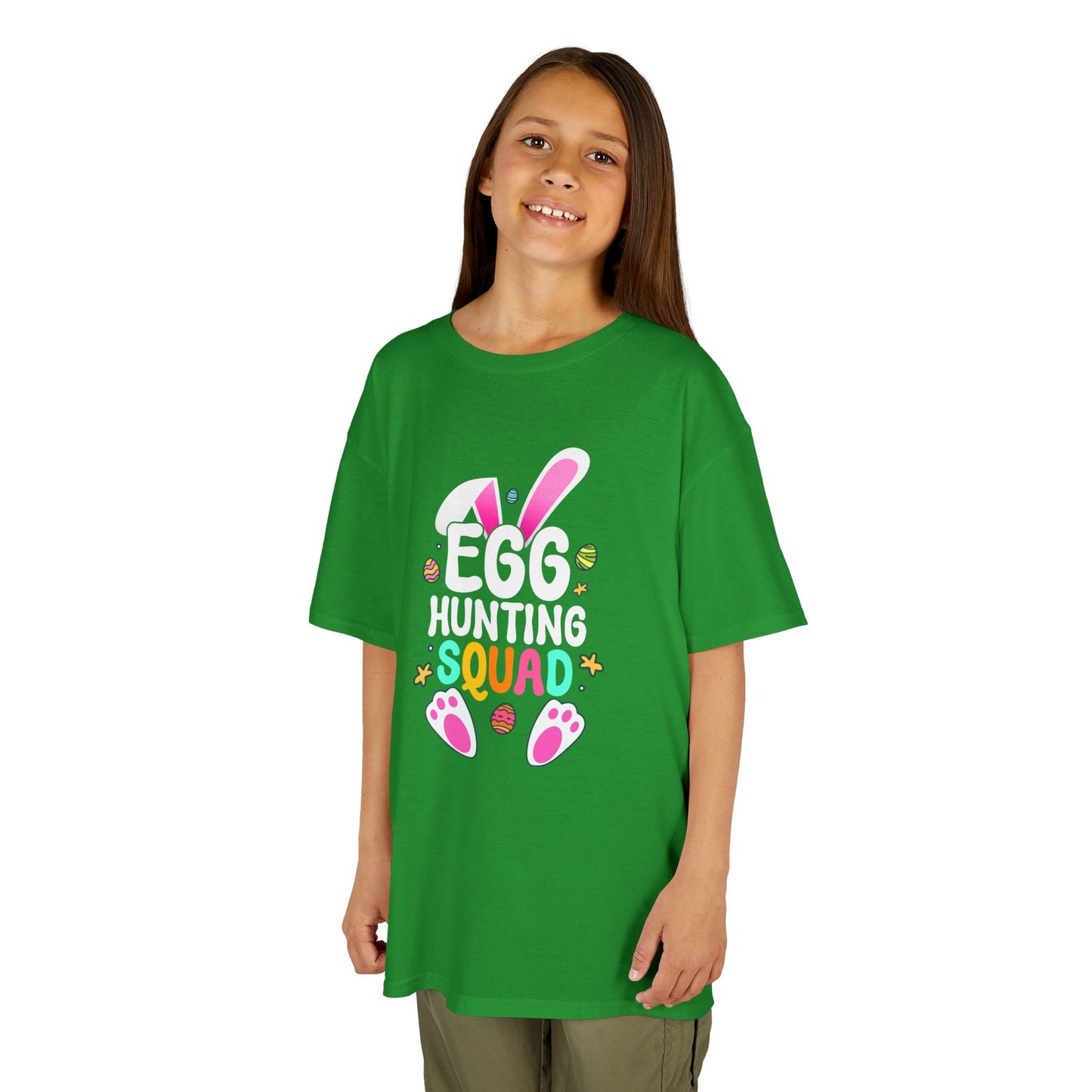 Egg Hunting Squad Kids Tee | Matching Easter Shirt for Families