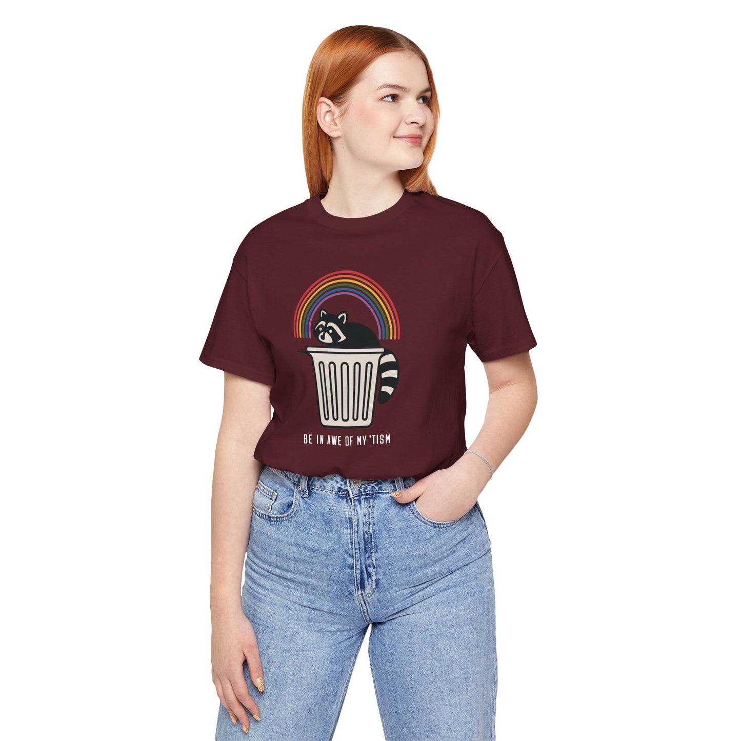 T-Shirt BE IN AWE OF MY ’TISM Funny Autism Awareness T‑Shirt for Adults