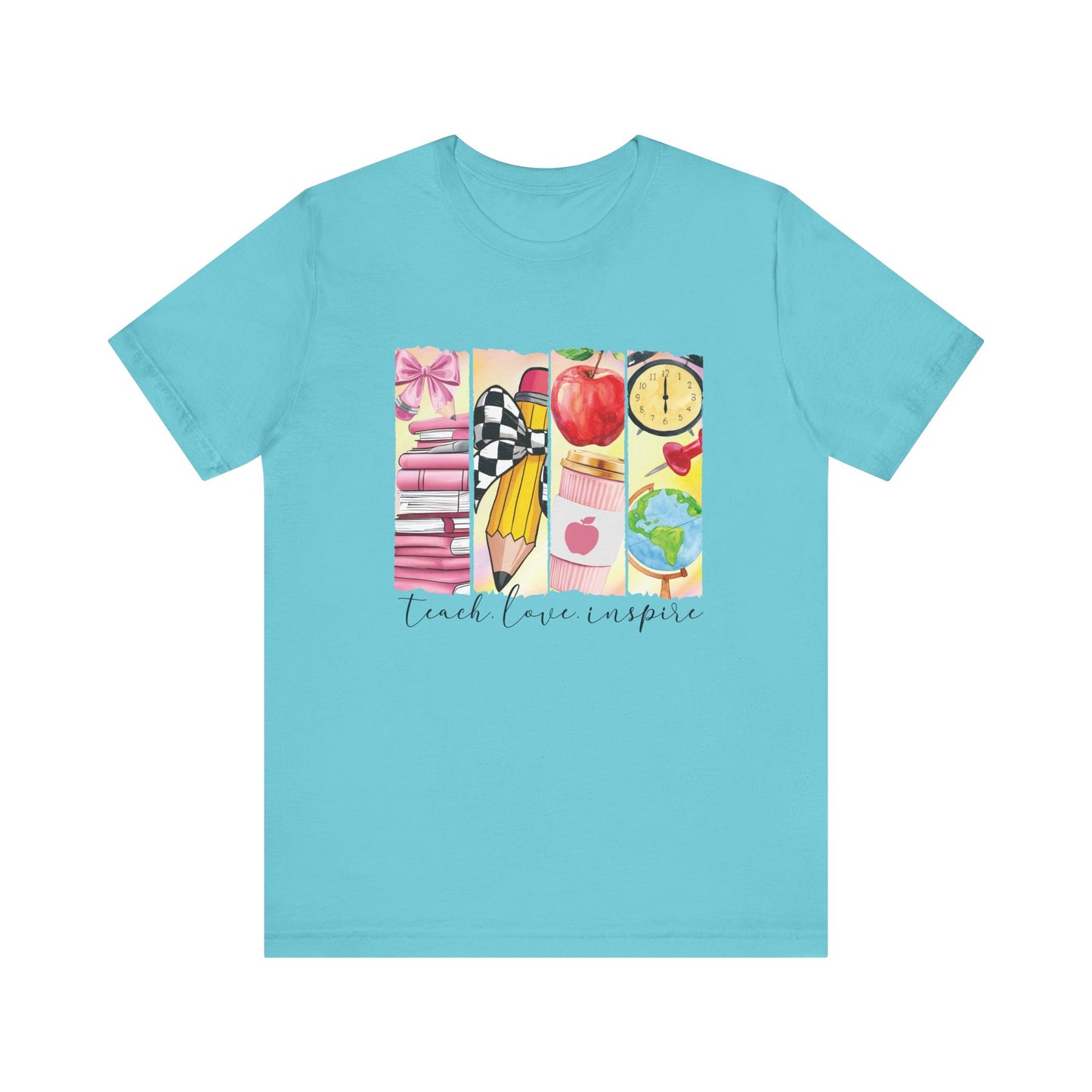 T-Shirt Teach Love Inspire – Teacher Shirt with Meaningful Message