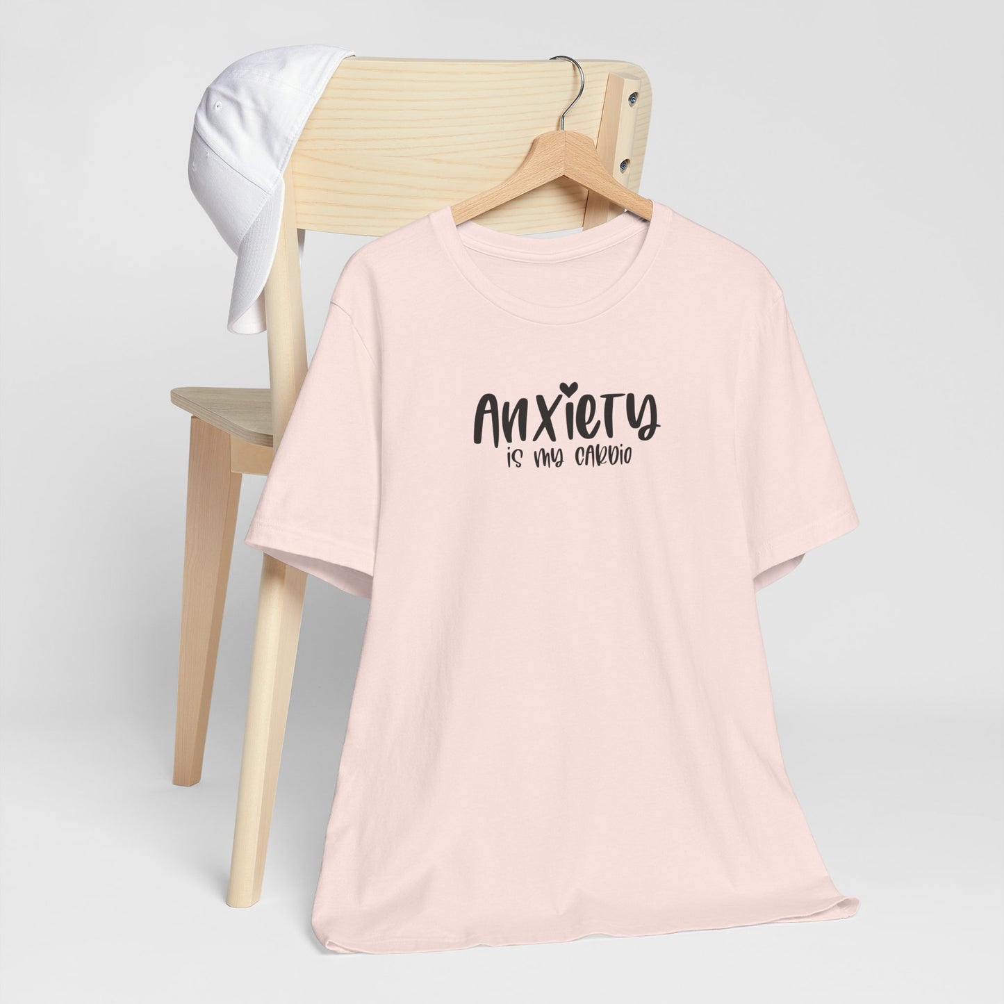 T-Shirt Anxiety Is My Cardio Funny Anxiety Shirt — Mental Health Tee