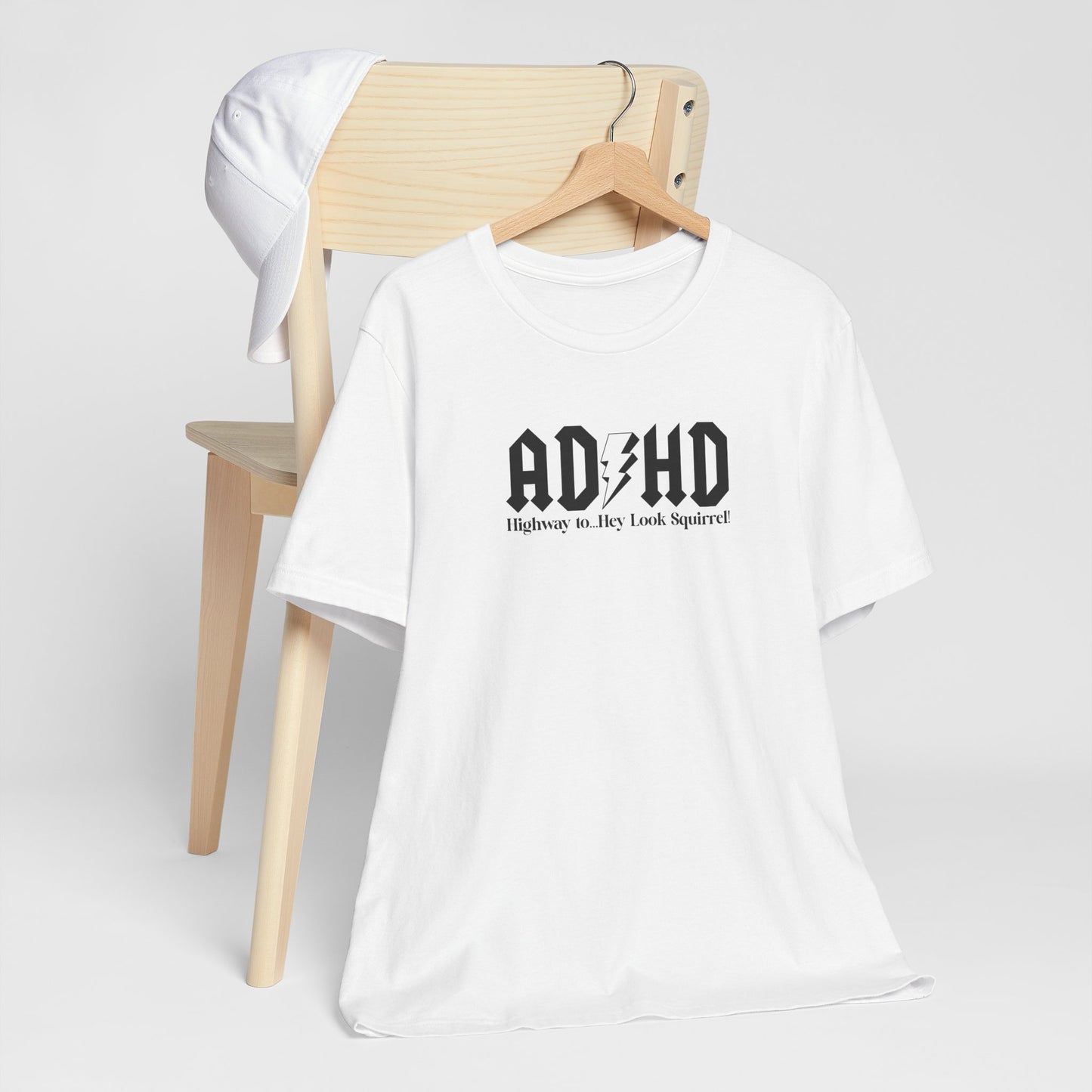 T-Shirt Highway to ADHD Funny T-Shirt – Gothic Pop Culture Graphic Tee