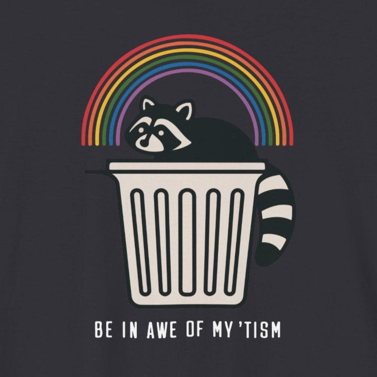 T-Shirt BE IN AWE OF MY ’TISM Funny Autism Awareness T‑Shirt for Adults