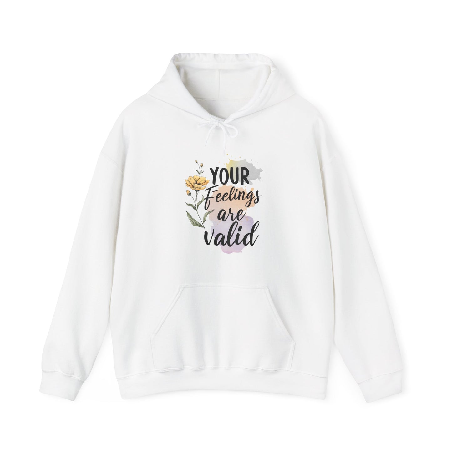 Your Feelings Are Valid – Suicide Awareness Hoodie for Women