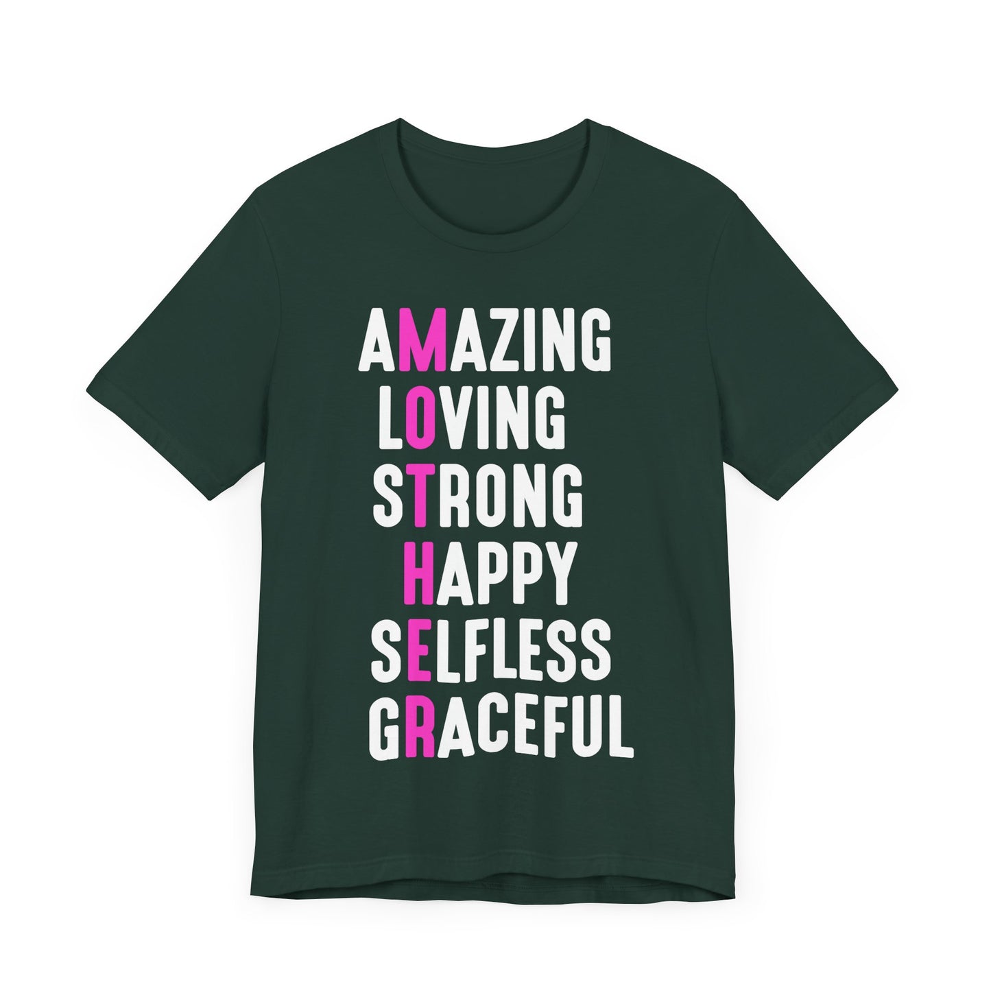 Empowering Mom Shirt – Amazing, Strong, Graceful & Loving