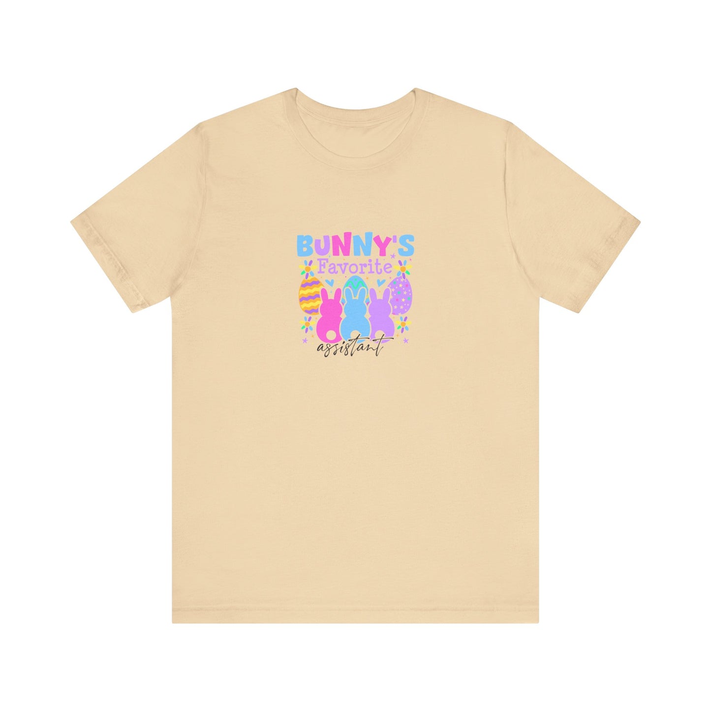 Soft Cream Women Easter Shirt – Bunny's Favorite Assistant Funny Bunny Tee