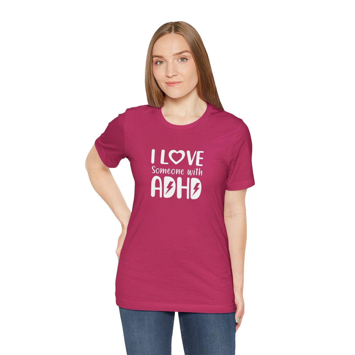 T-Shirt I LOVE Someone with ADHD – Supportive ADHD T Shirt