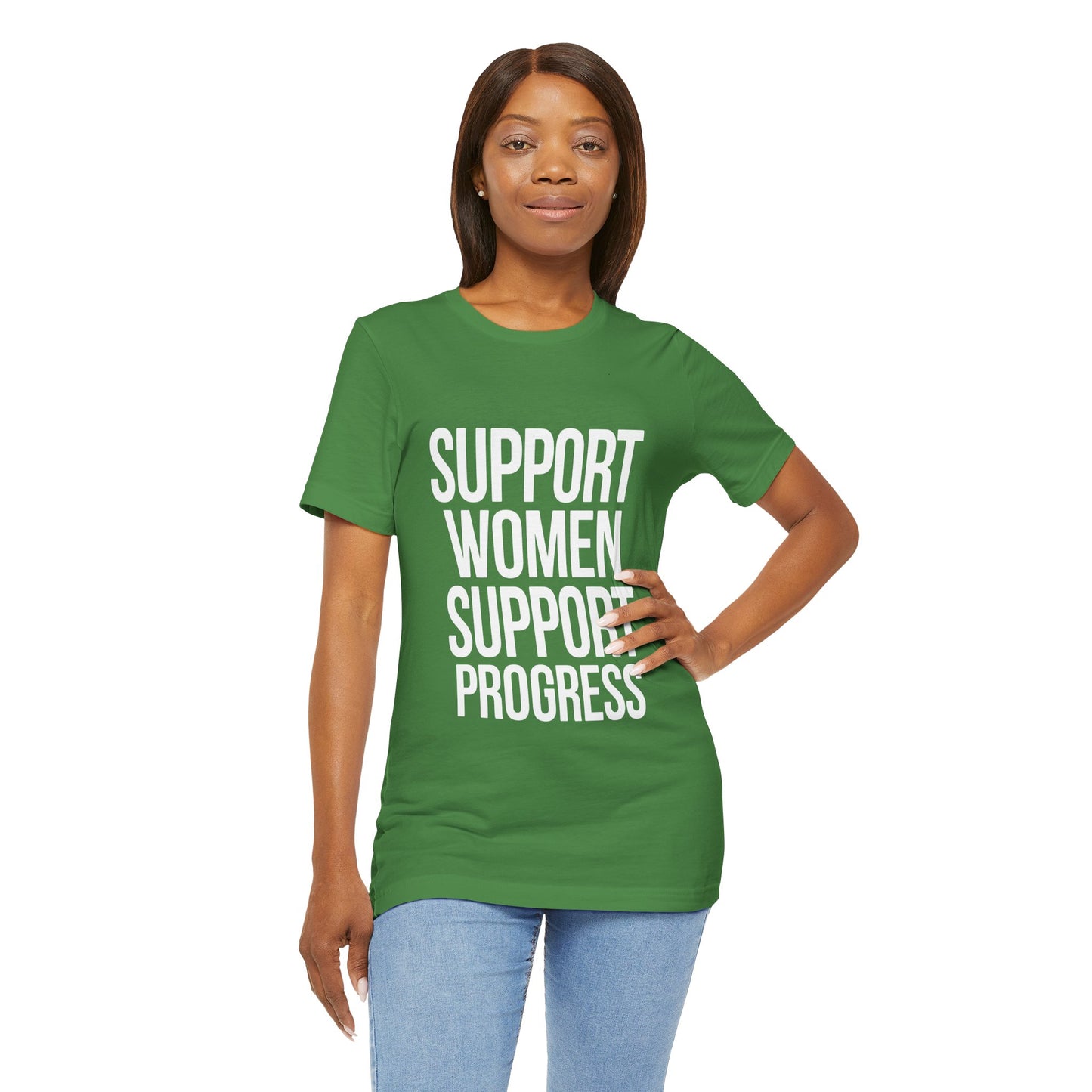 Support Women, Support Progress – Women’s Empowerment Graphic