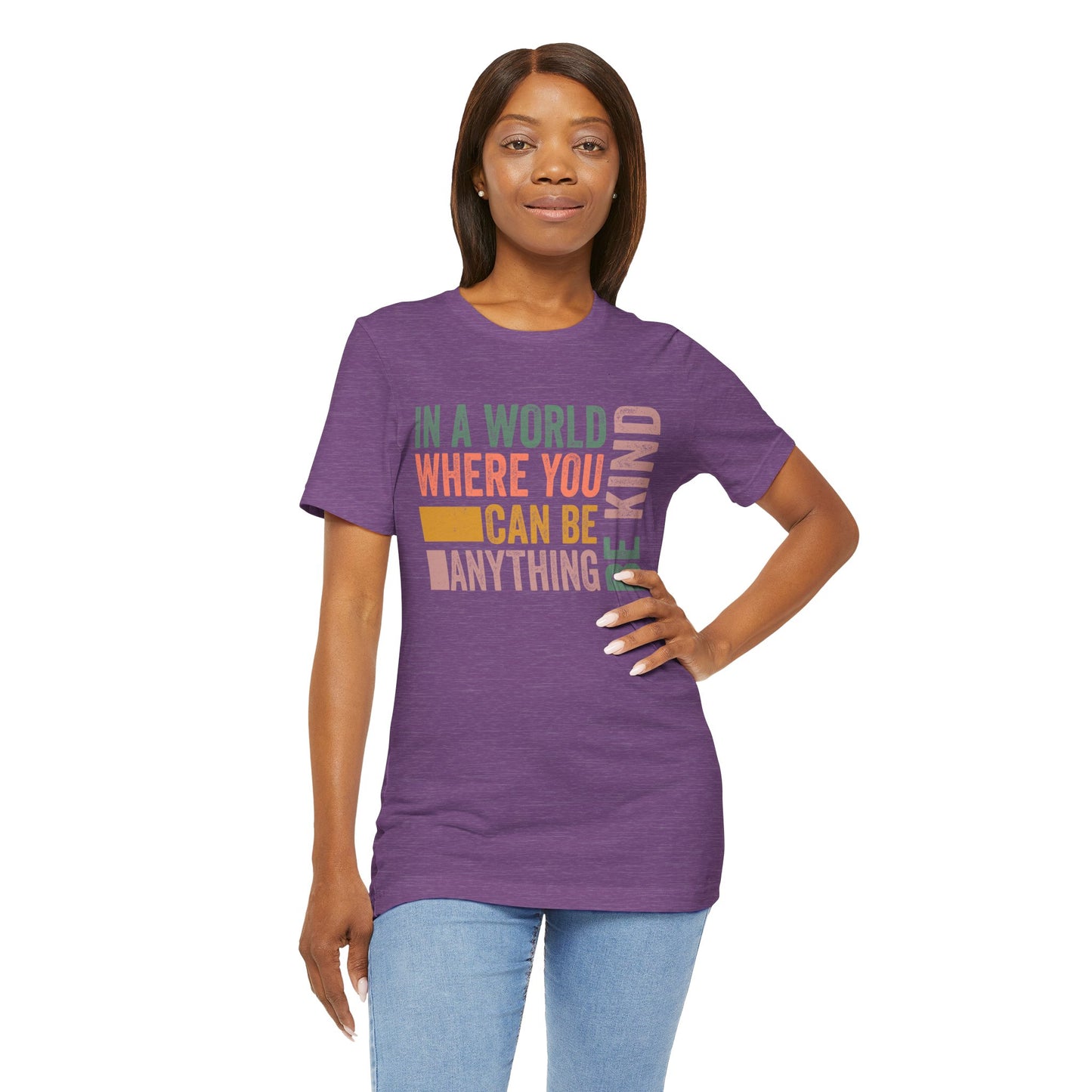 Positive Affirmation Shirt – Be Kind Inspirational Tee
