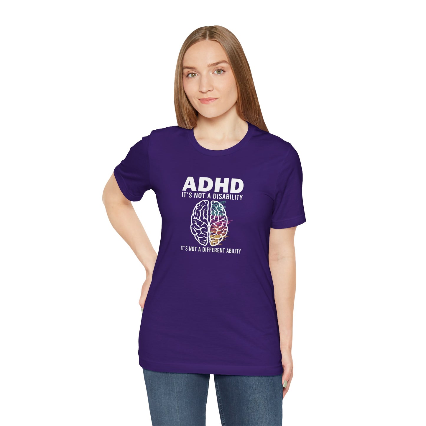 T-Shirt ADHD IT'S NOT A DISABILITY – Conceptual ADHD T-Shirt for Adults