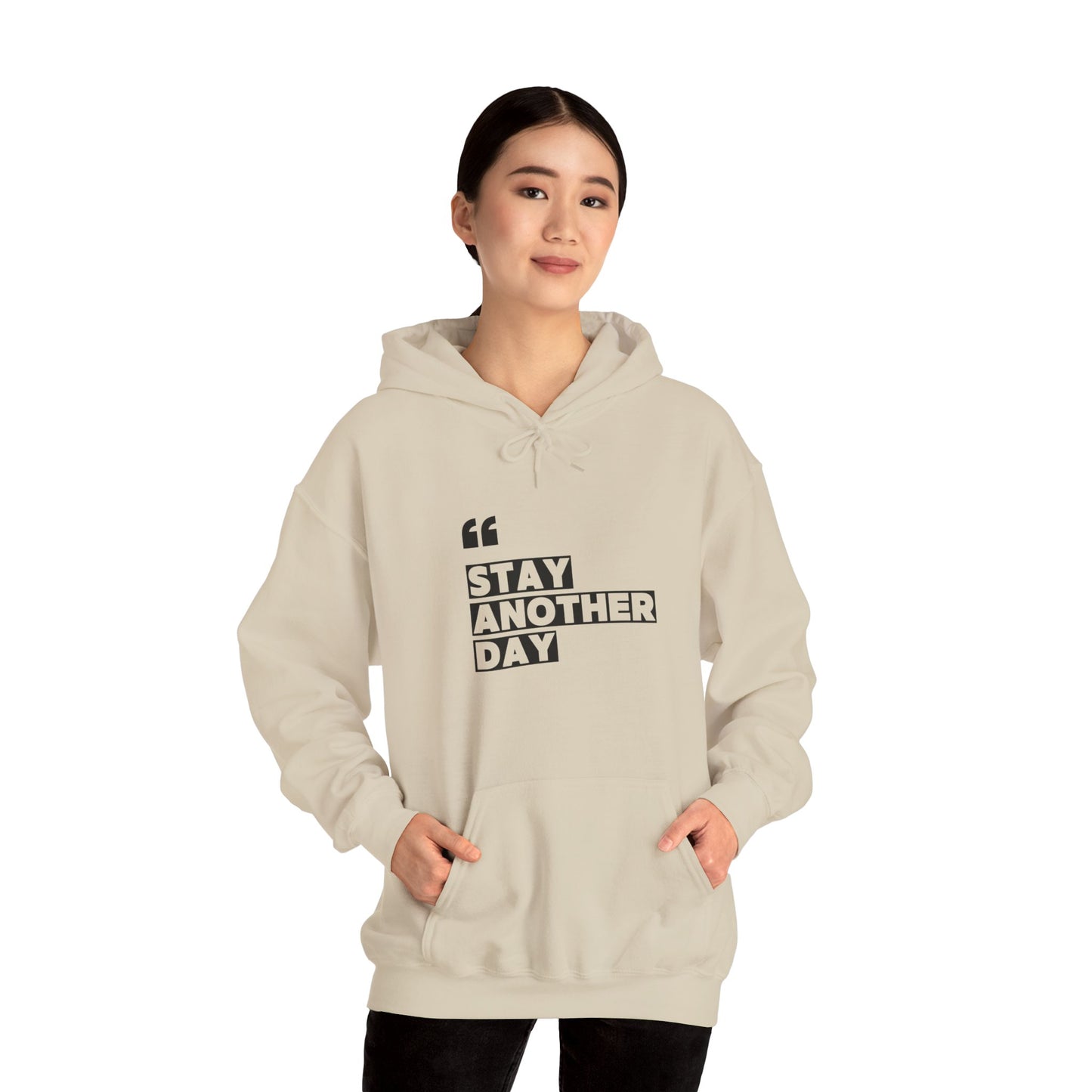 Stay Another Day Sand Hoodie