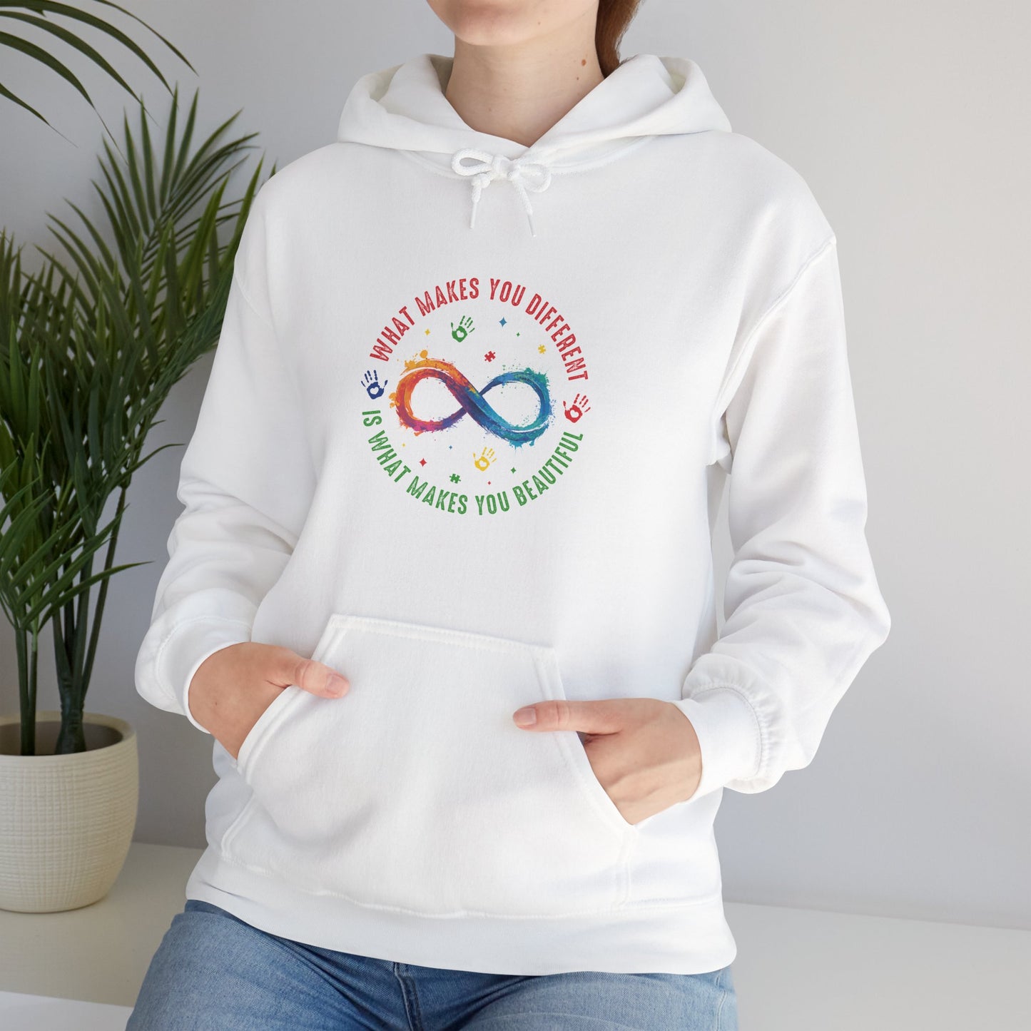 WHAT MAKES YOU DIFFERENT Hoodie – Colorful Neurodiversity Sweatshirt