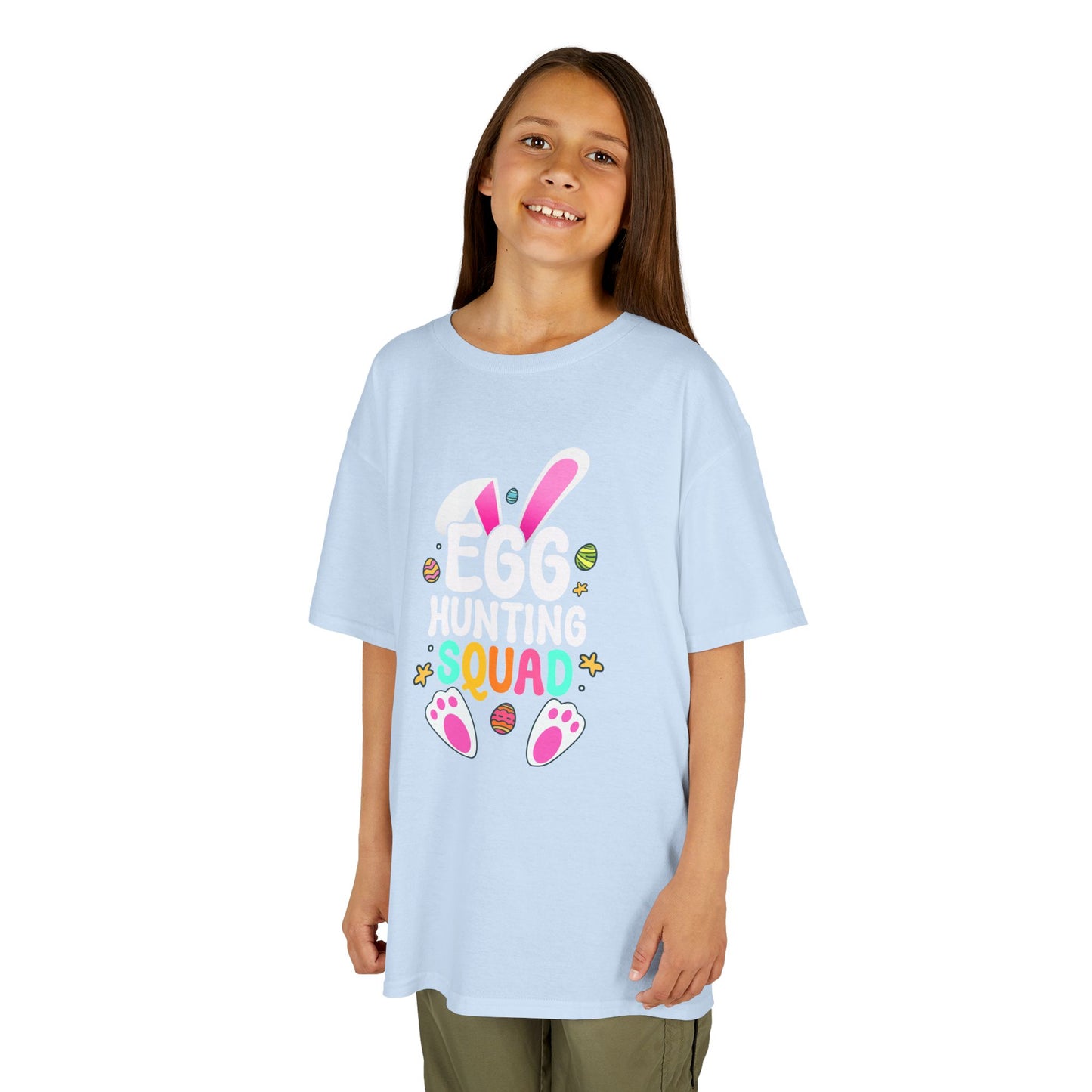 Egg Hunting Squad Kids Tee | Matching Easter Shirt for Families