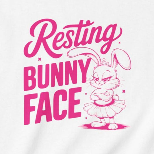 Kids clothes Resting Bunny Face Kids Easter Shirt | Funny Easter Tee for Kids
