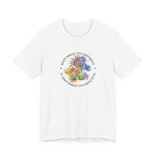 T-Shirt What Makes You Different Makes You Beautiful – National Autistic Society T Shirt