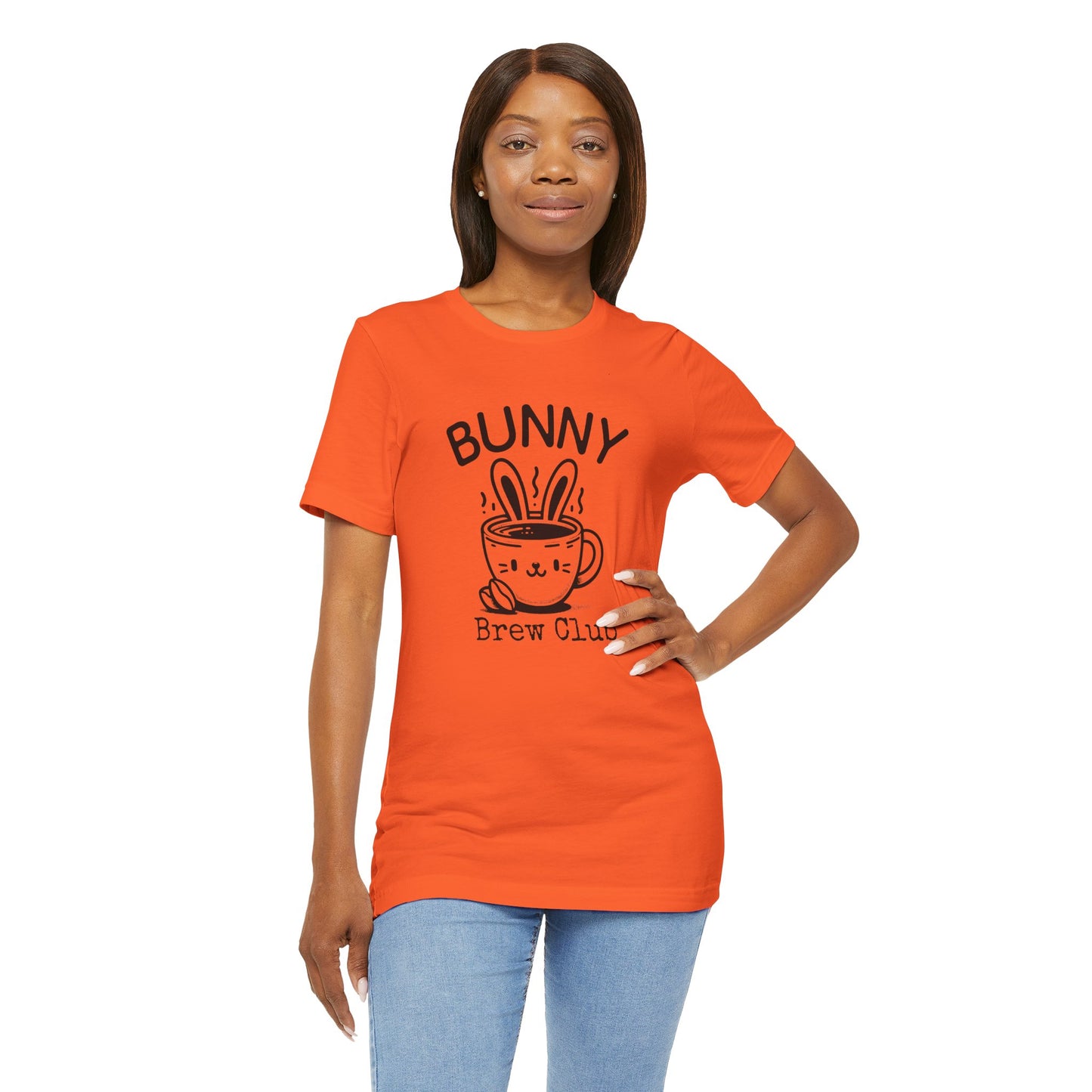 Coffee Easter Shirt – Bunny Brew Club Funny Easter Tee for Women