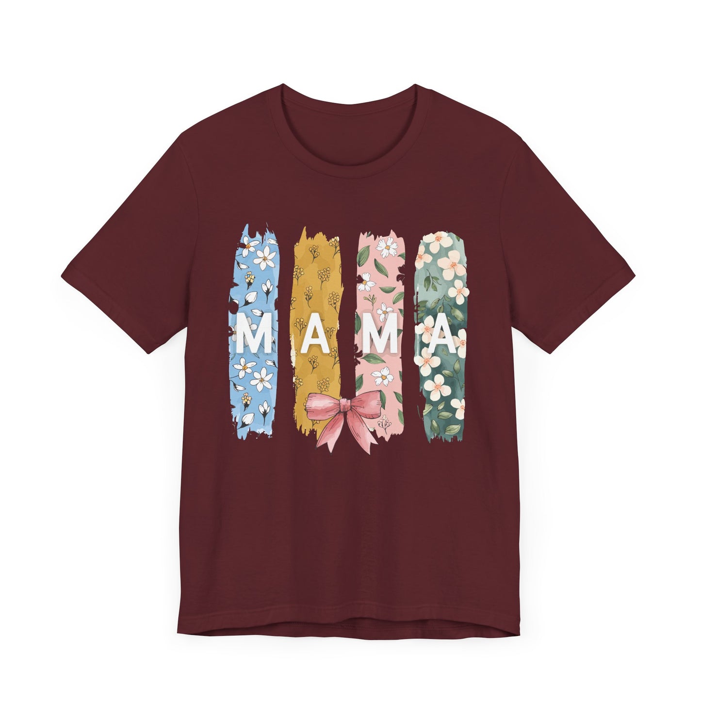 T-Shirt Mama – Colorful Floral Mom’s Day Shirt for Stylish Moms