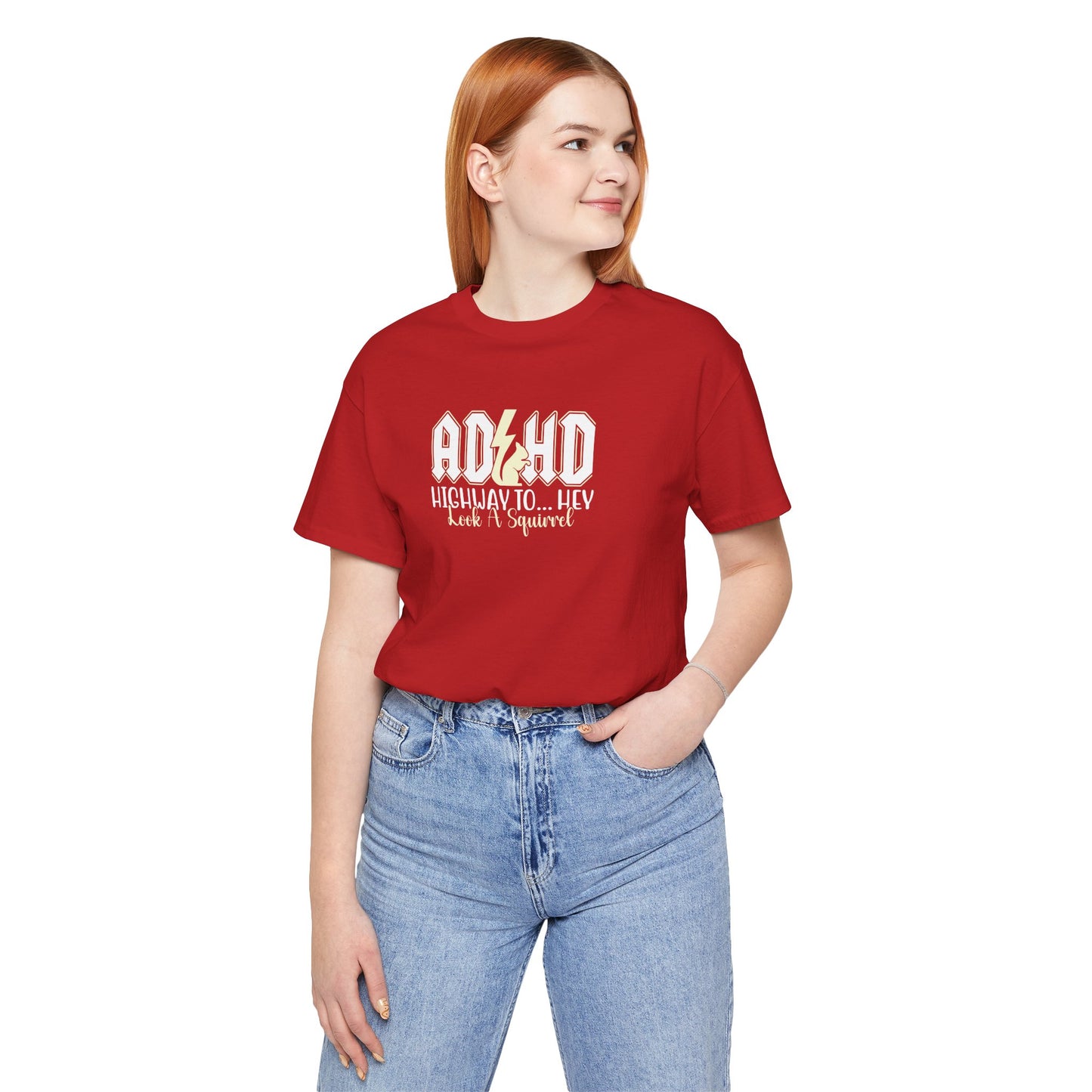 T-Shirt HIGHWAY TO... HEY Look A Squirrel ADHD T Shirt – Funny ADHD Tshirt