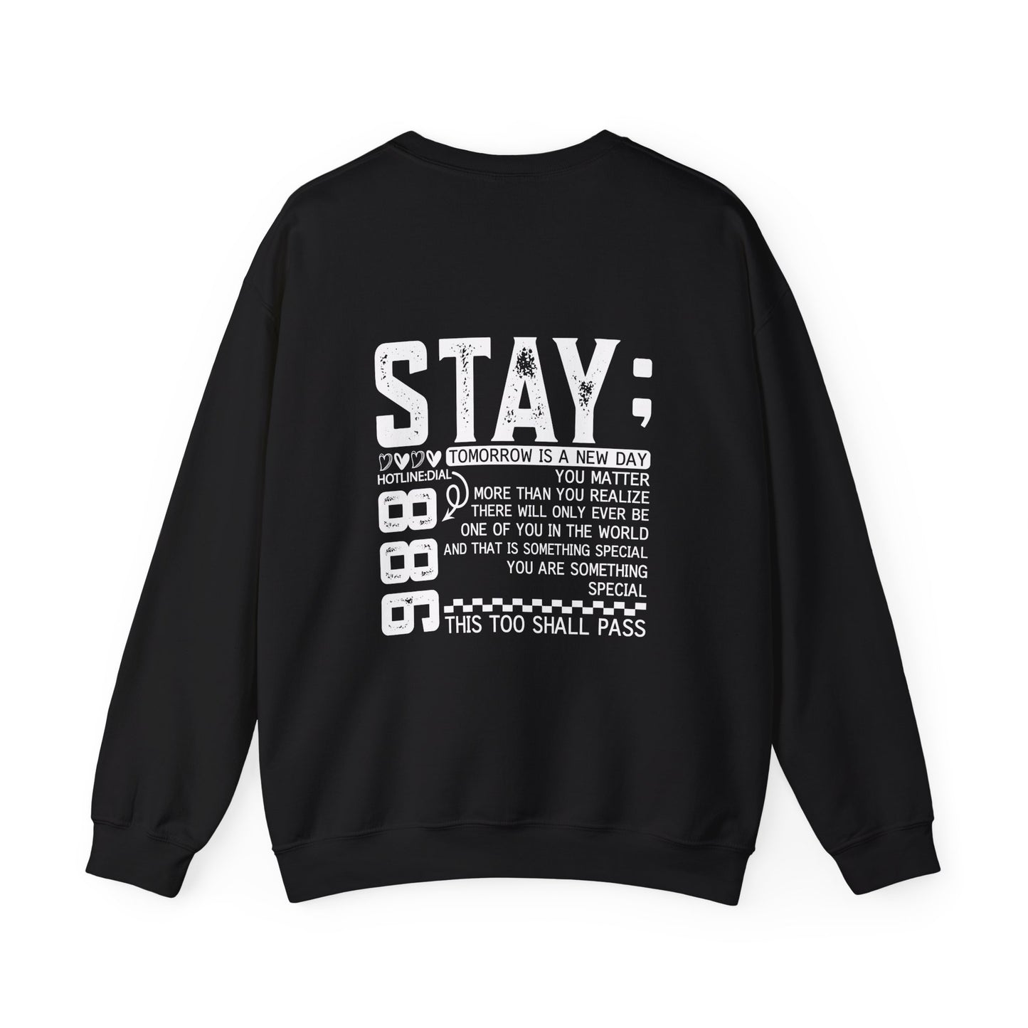 Stay, You Matter – Mental Health Sweatshirts for Men & Women
