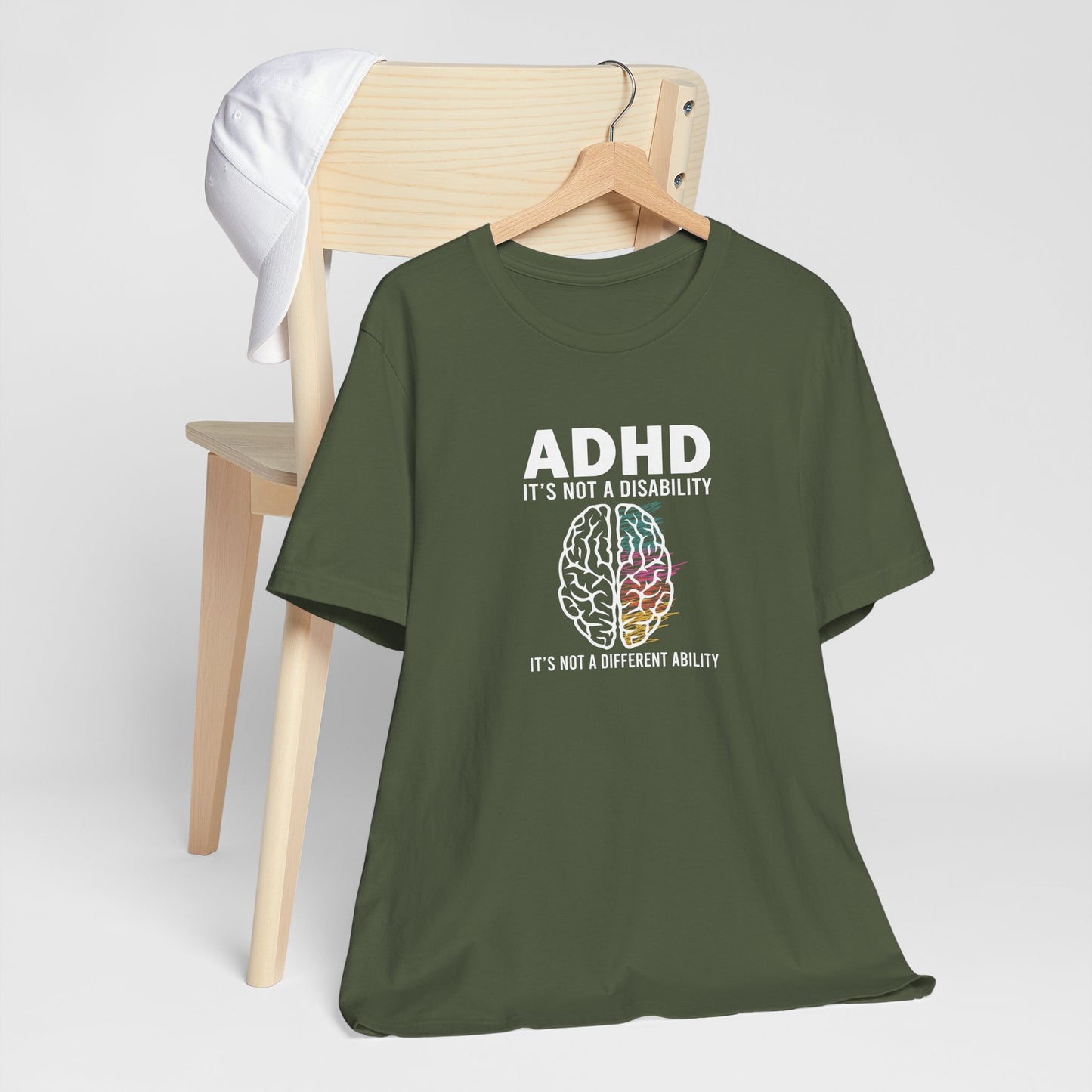 T-Shirt ADHD IT'S NOT A DISABILITY – Conceptual ADHD T-Shirt for Adults