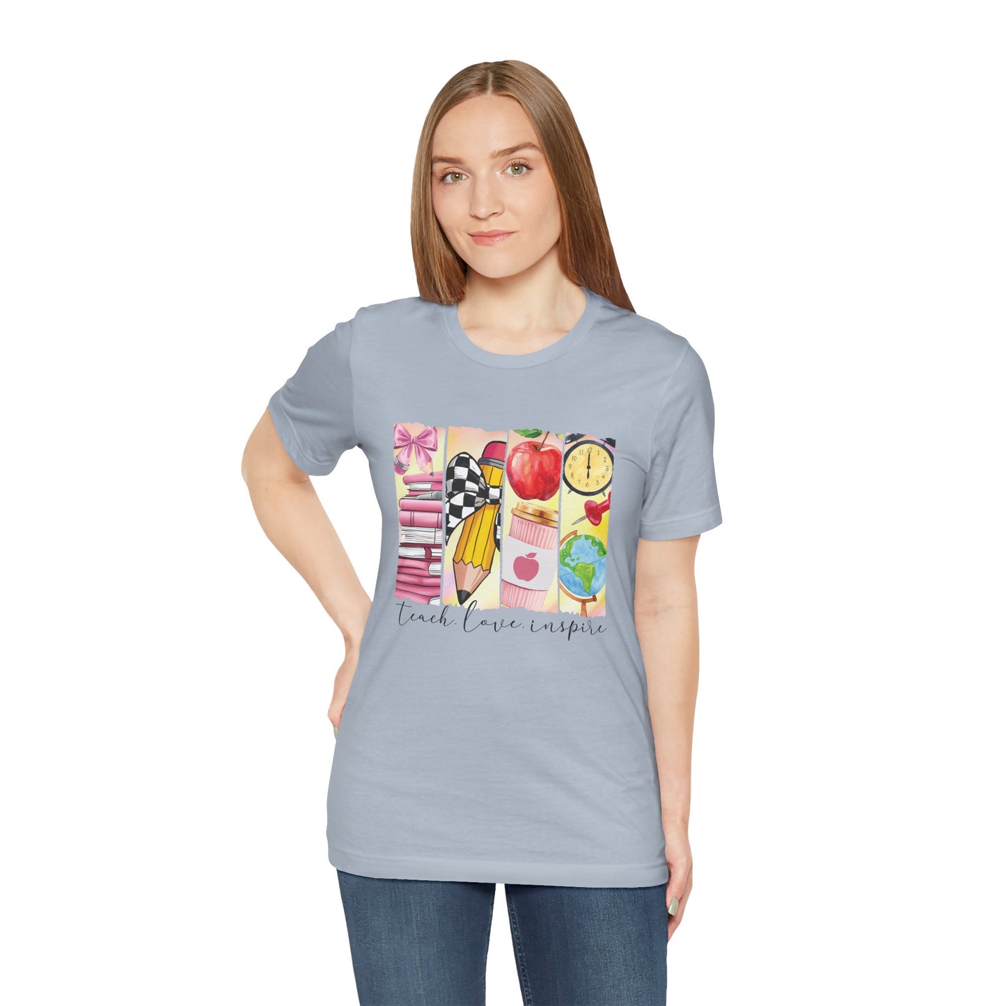 Teach Love Inspire – Teacher Shirt with Meaningful Message