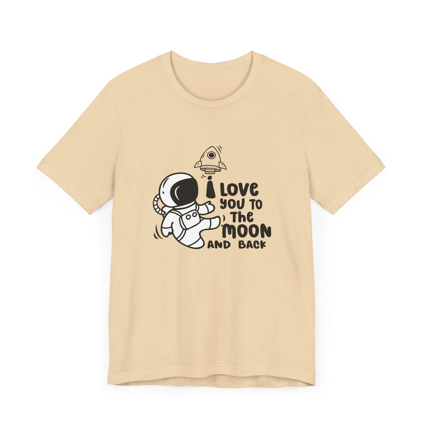 Romantic Message Tee – I Love You to the Moon and Back Shirt