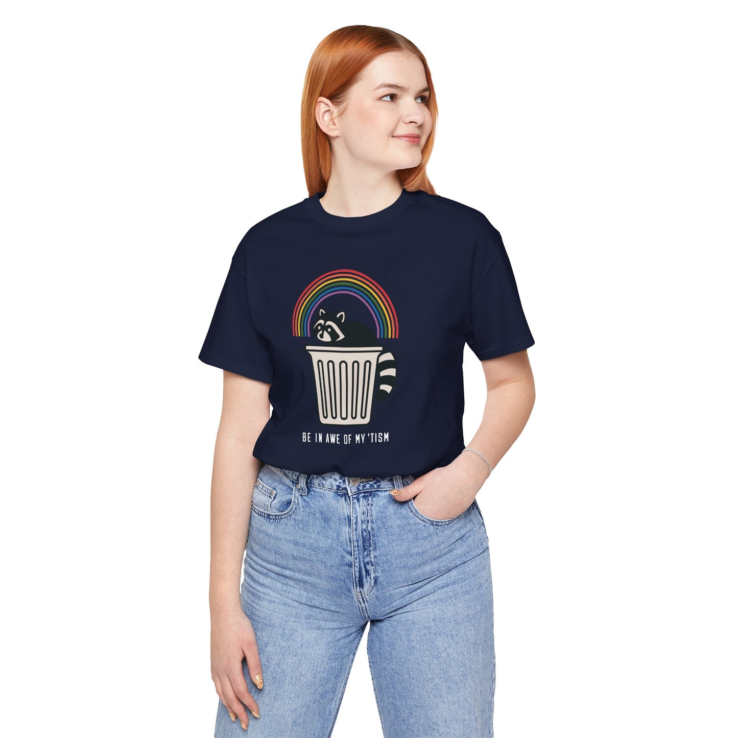 T-Shirt BE IN AWE OF MY ’TISM Funny Autism Awareness T‑Shirt for Adults