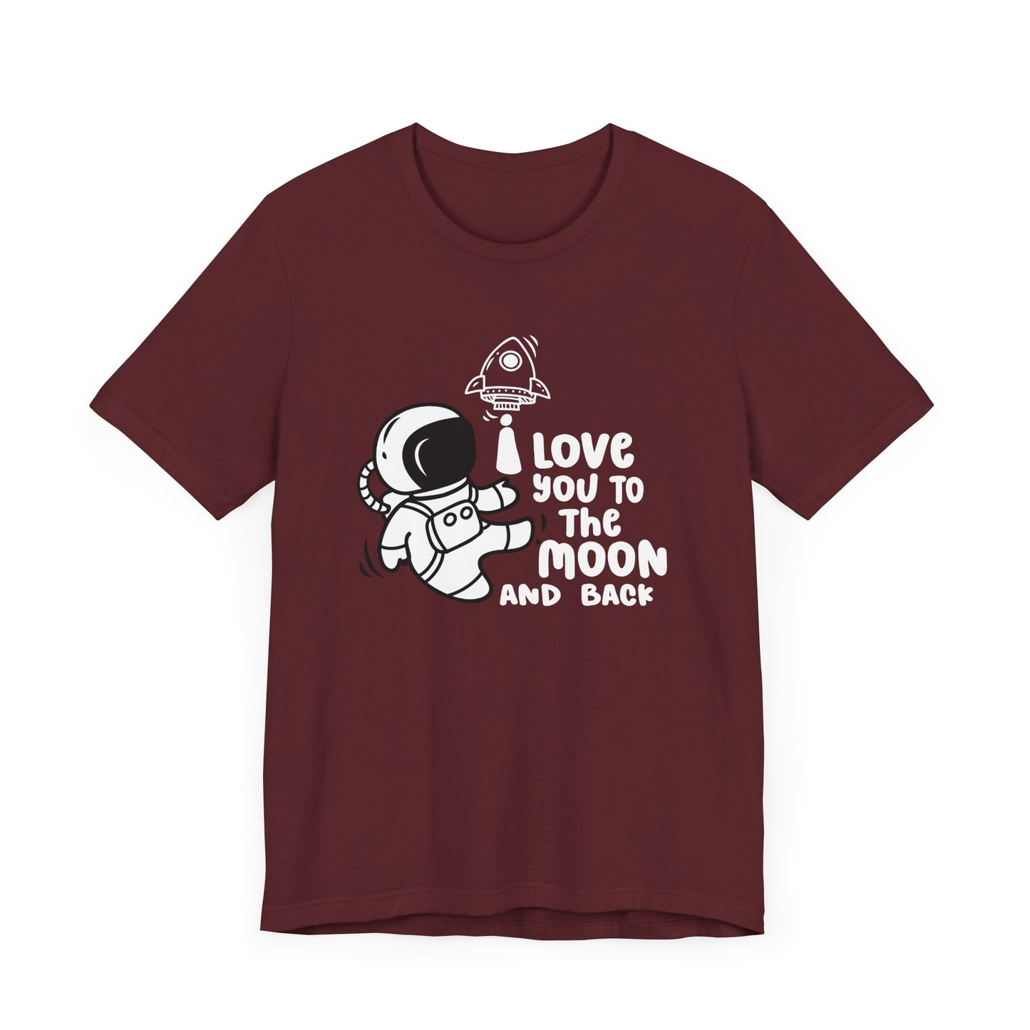 Romantic Message Tee – I Love You to the Moon and Back Shirt