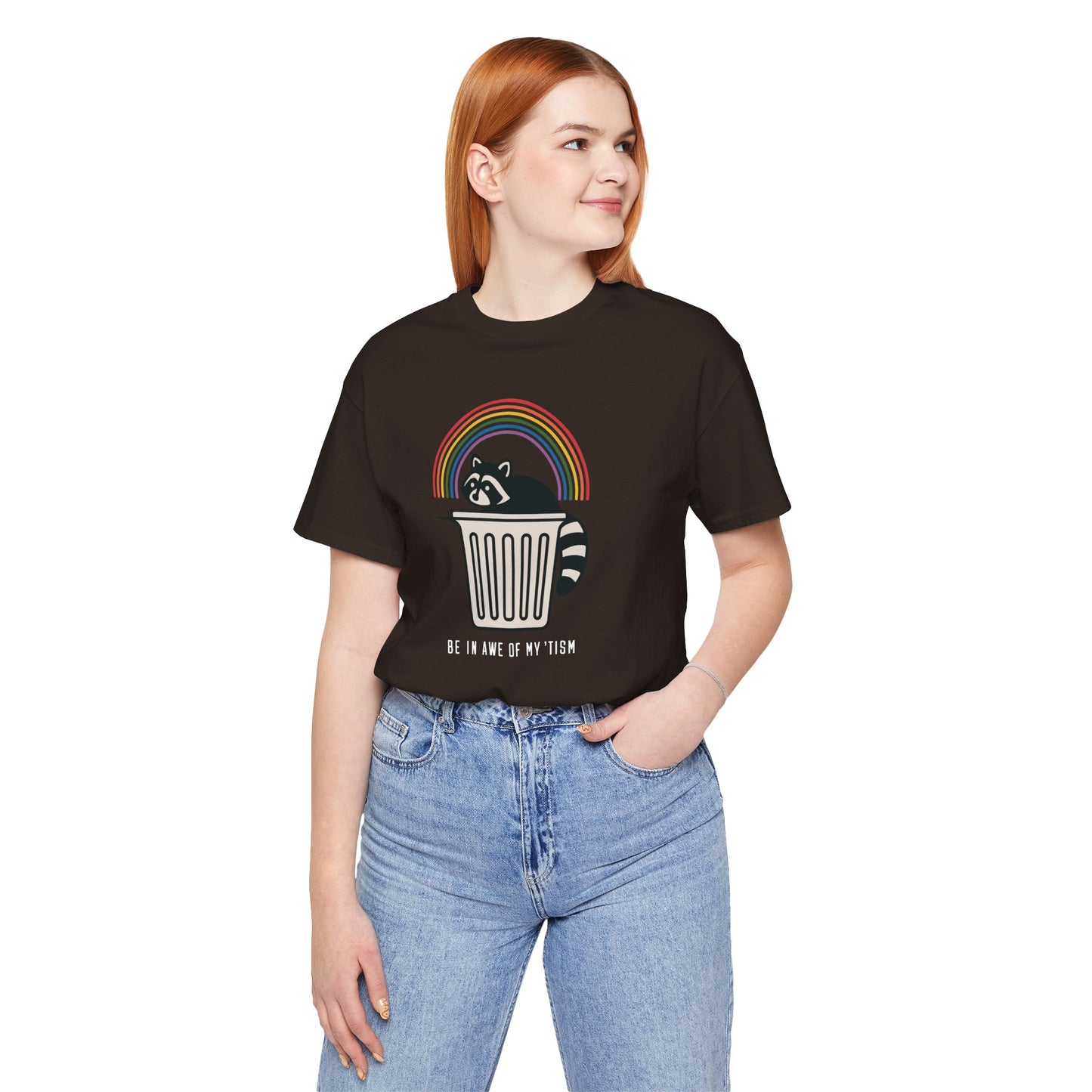 T-Shirt BE IN AWE OF MY ’TISM Funny Autism Awareness T‑Shirt for Adults