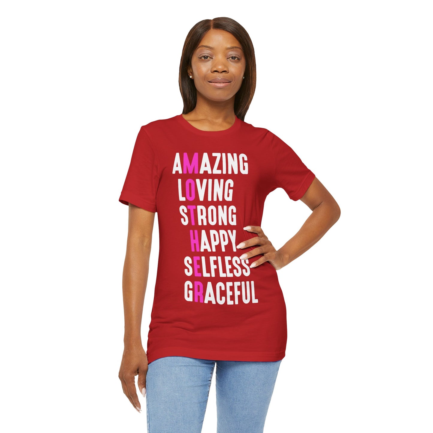 Empowering Mom Shirt – Amazing, Strong, Graceful & Loving